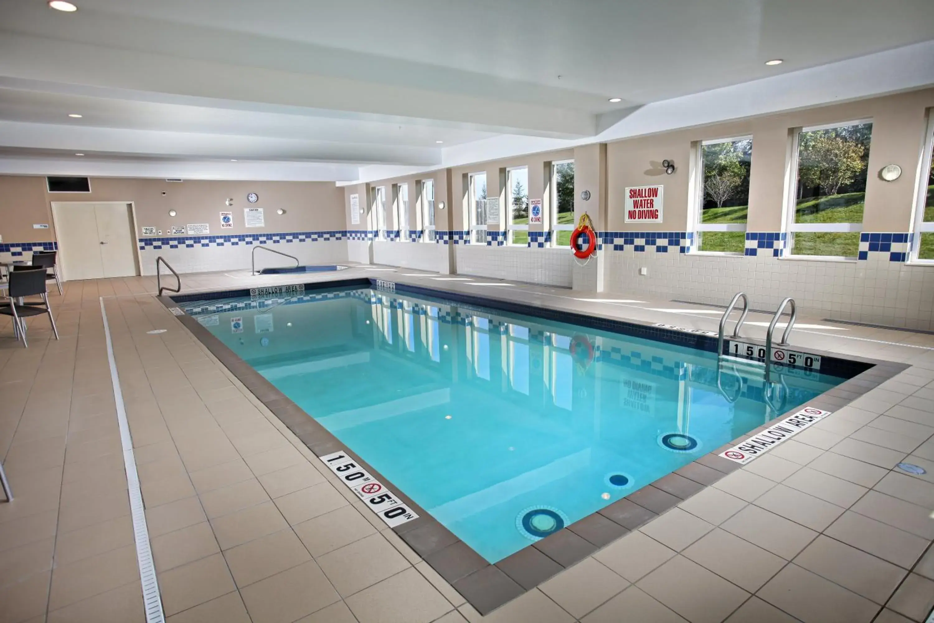 Pool view in Comfort Inn & Suites Pool view in Comfort Inn & Suites