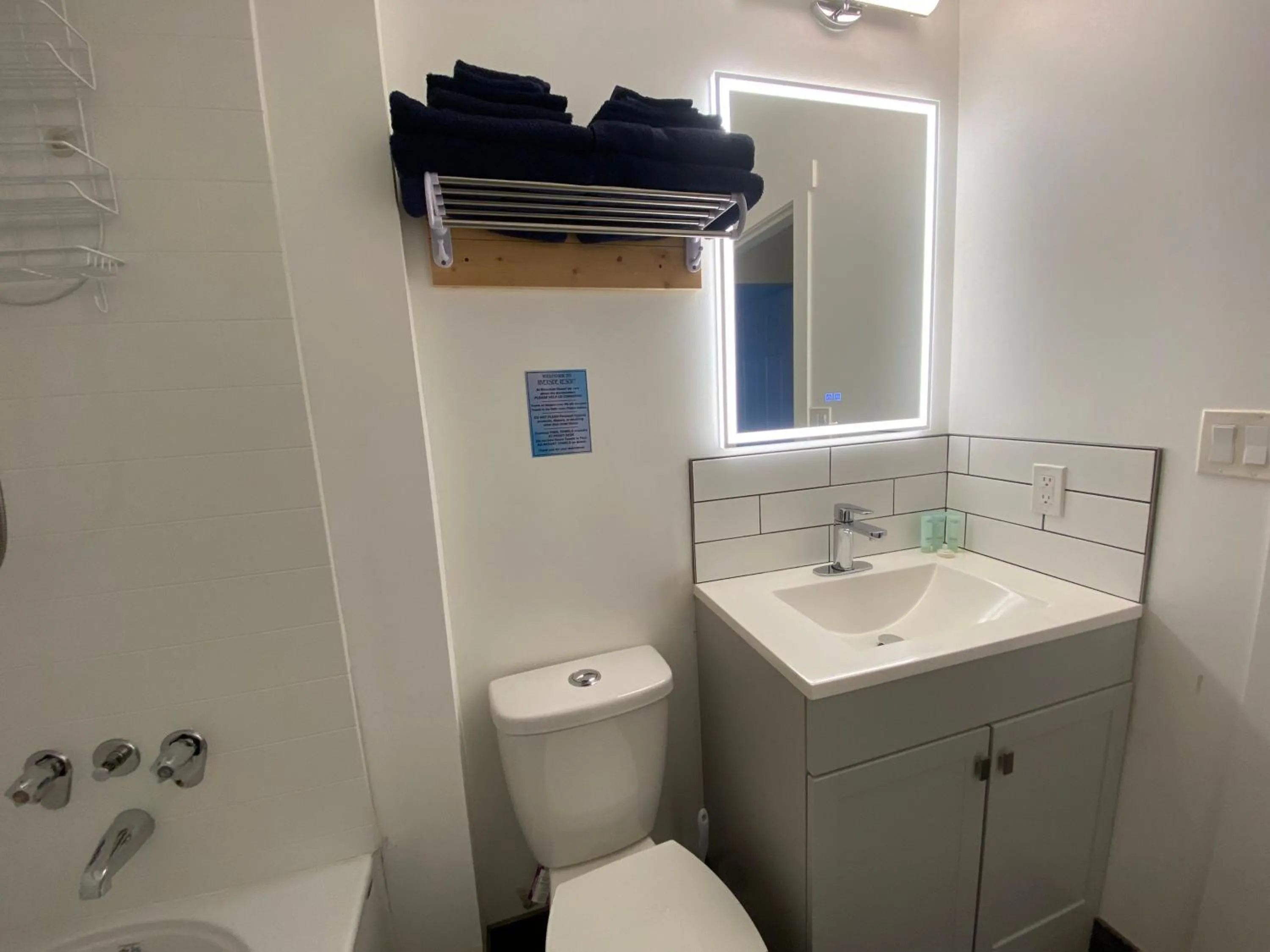 Toilet in Riverside Resort & RV Park