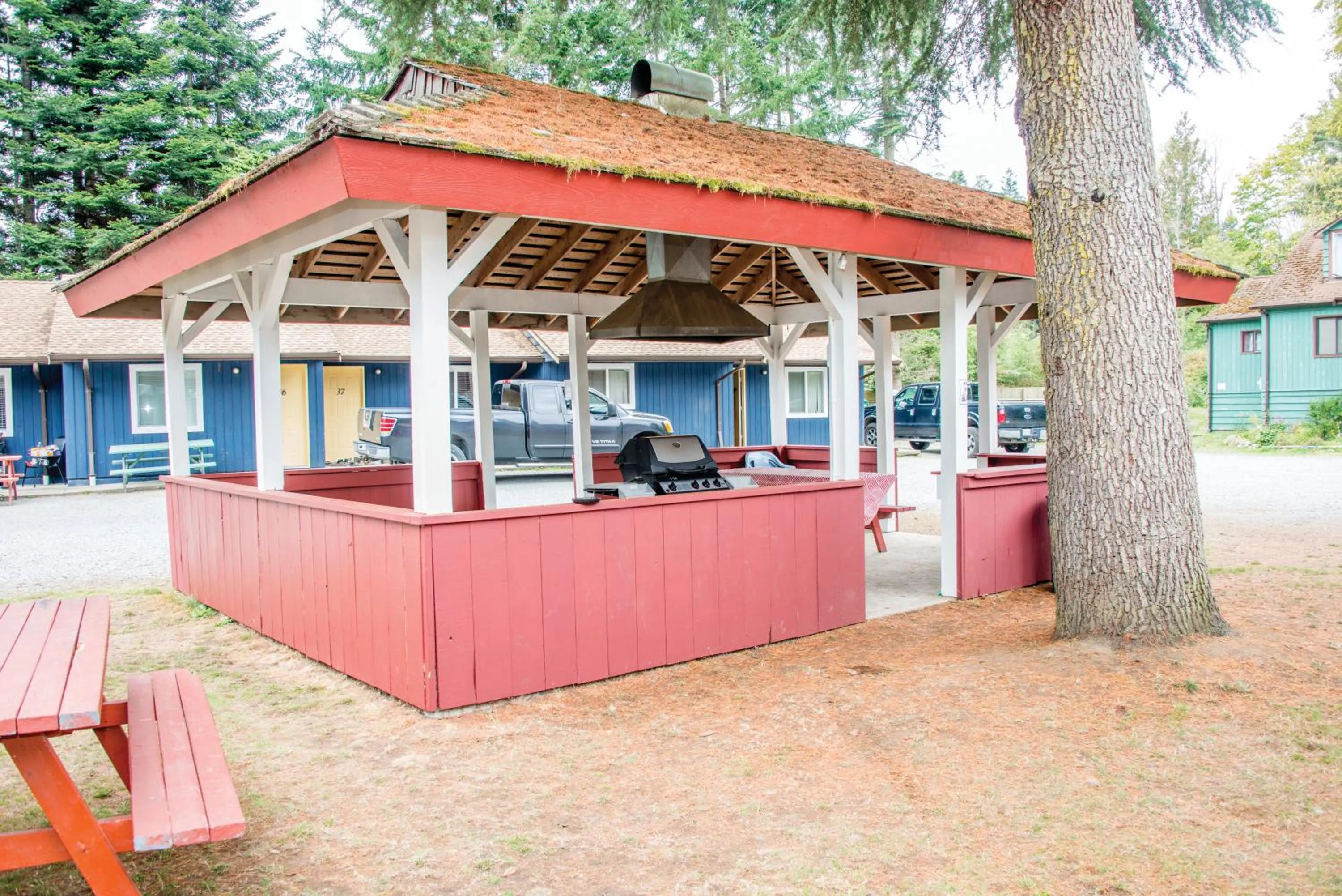 Patio in Riverside Resort & RV Park