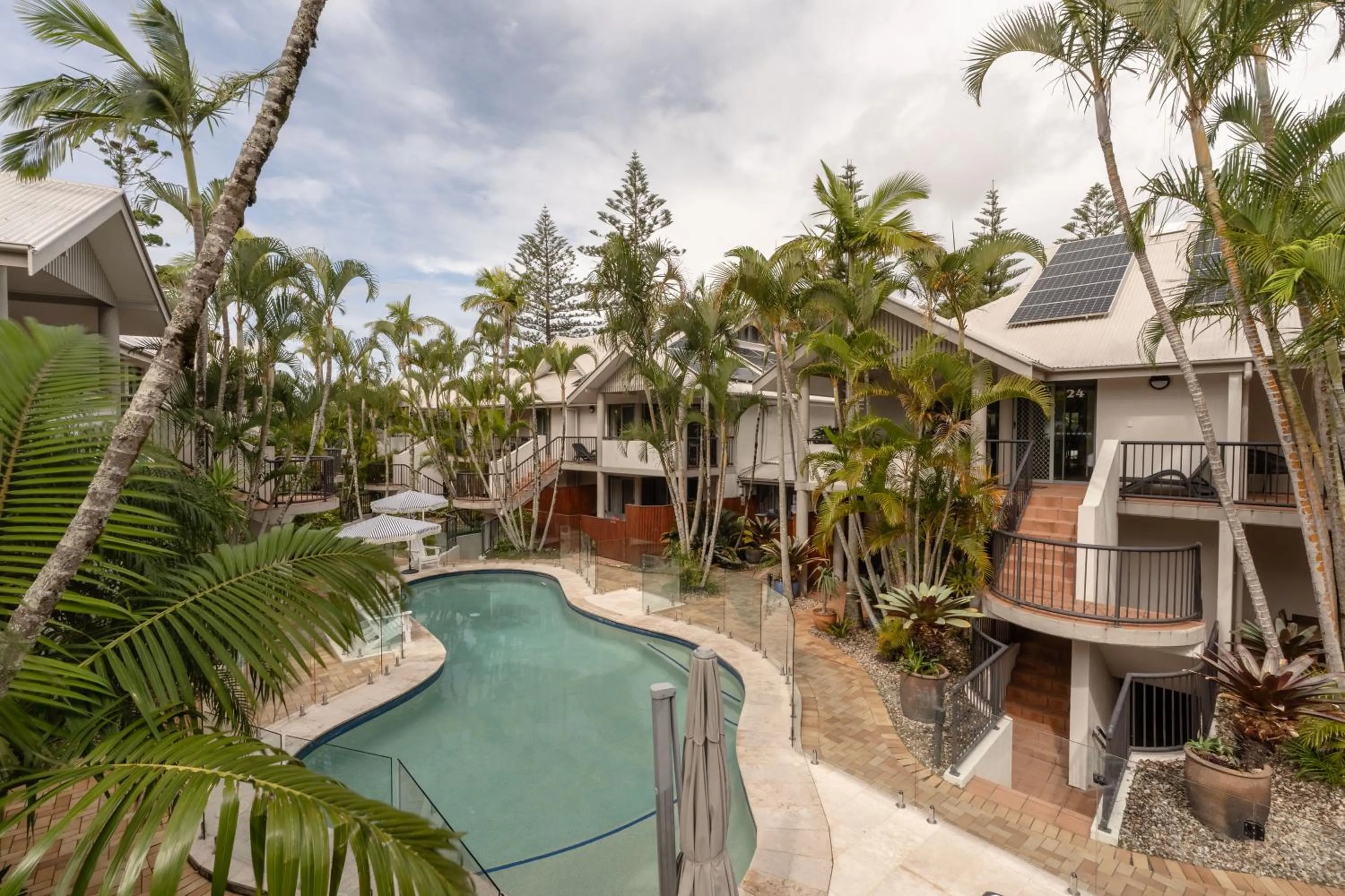 Pool view in Outrigger Bay