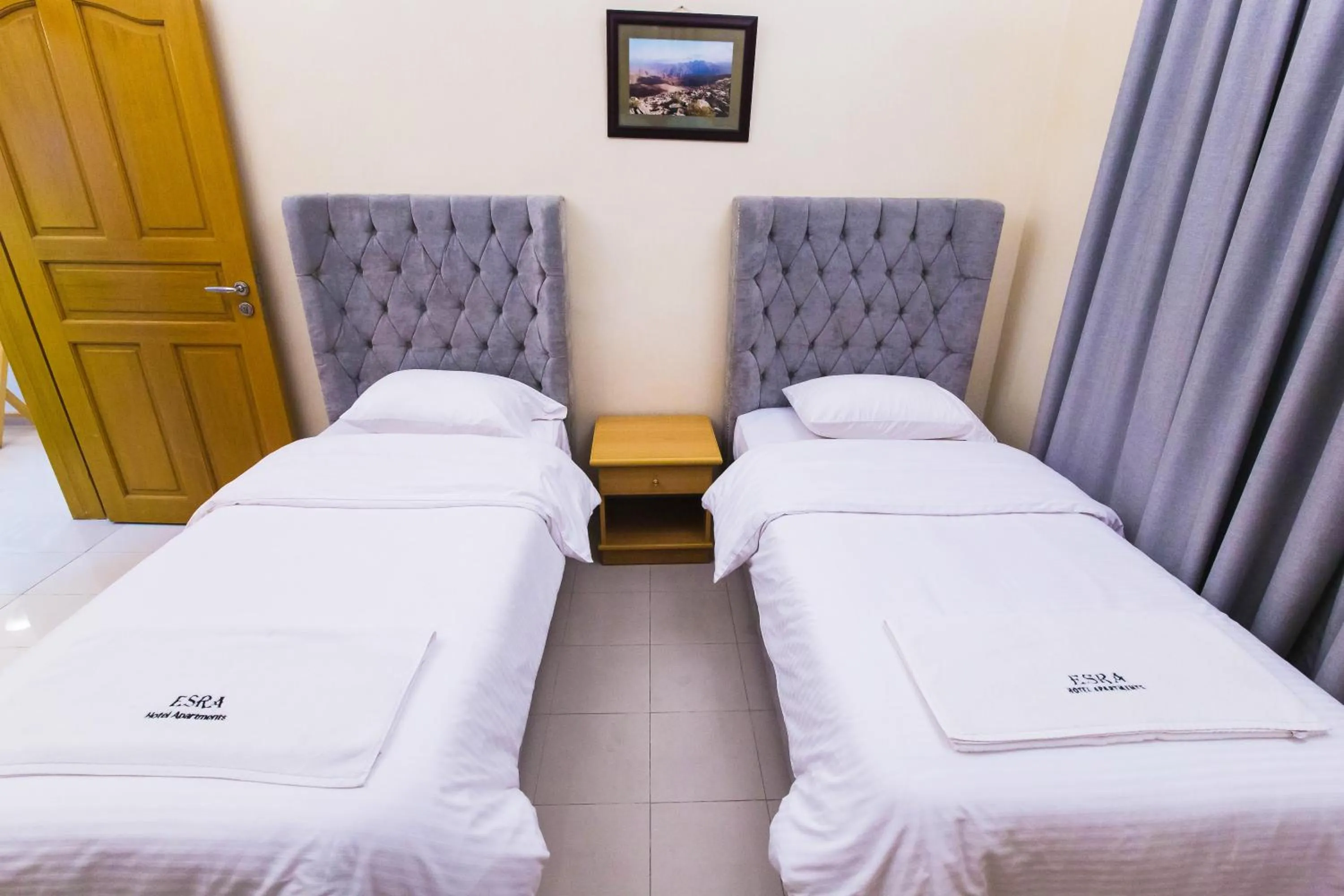 Bed in Esra Hotel Apartment