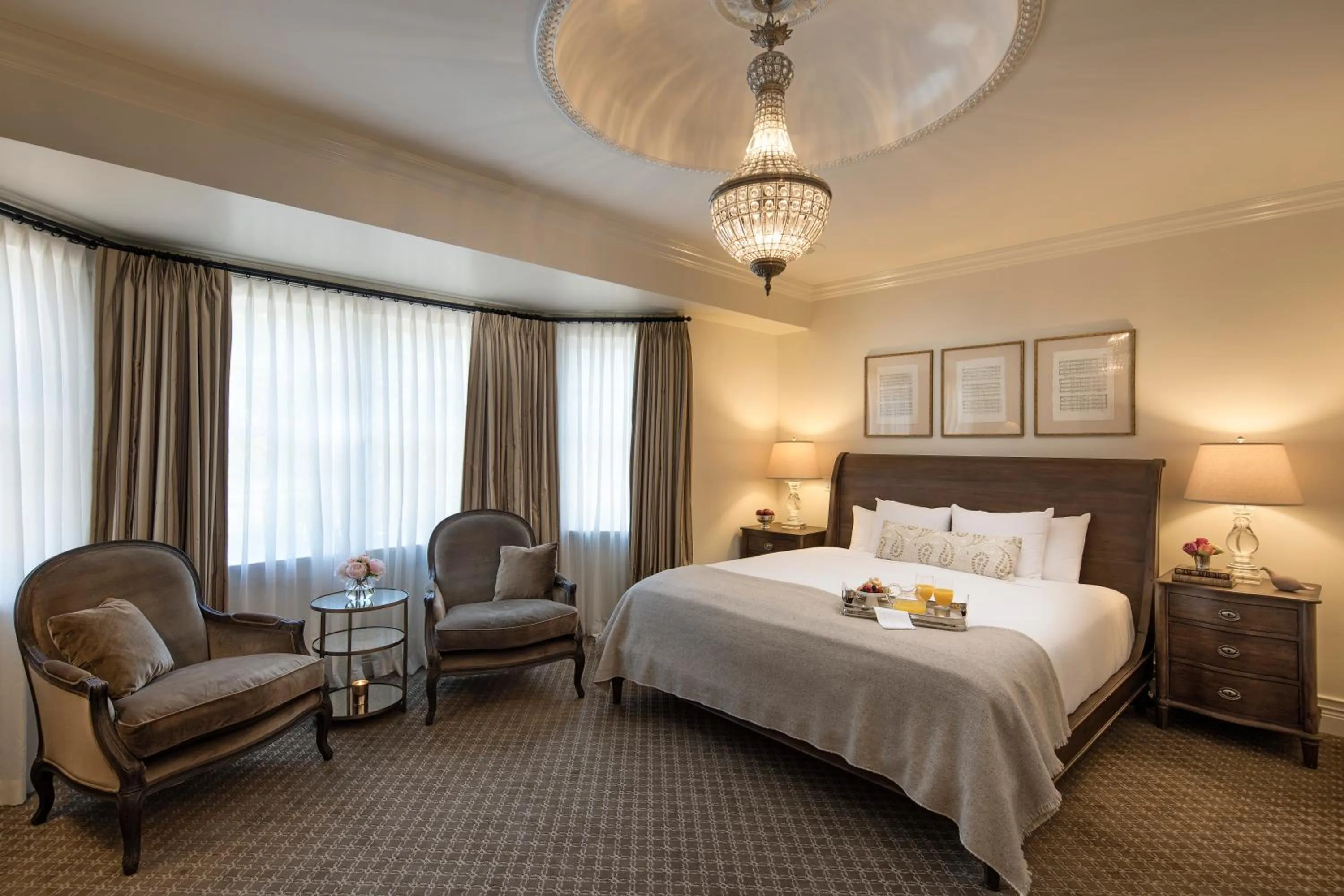 Photo of the whole room, Bed in The Genevieve