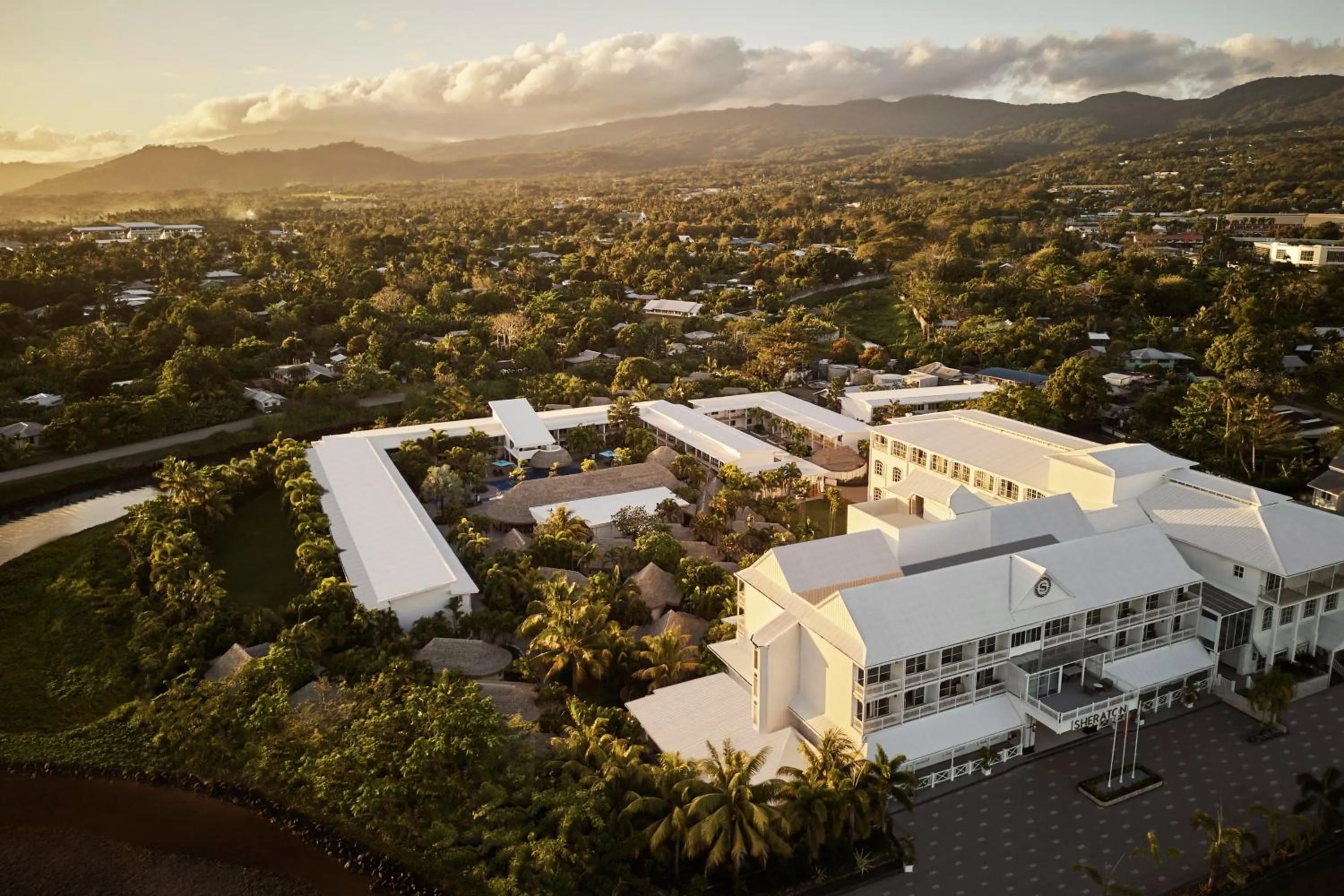 Beach in Sheraton Samoa Aggie Grey's Hotel & Bungalows