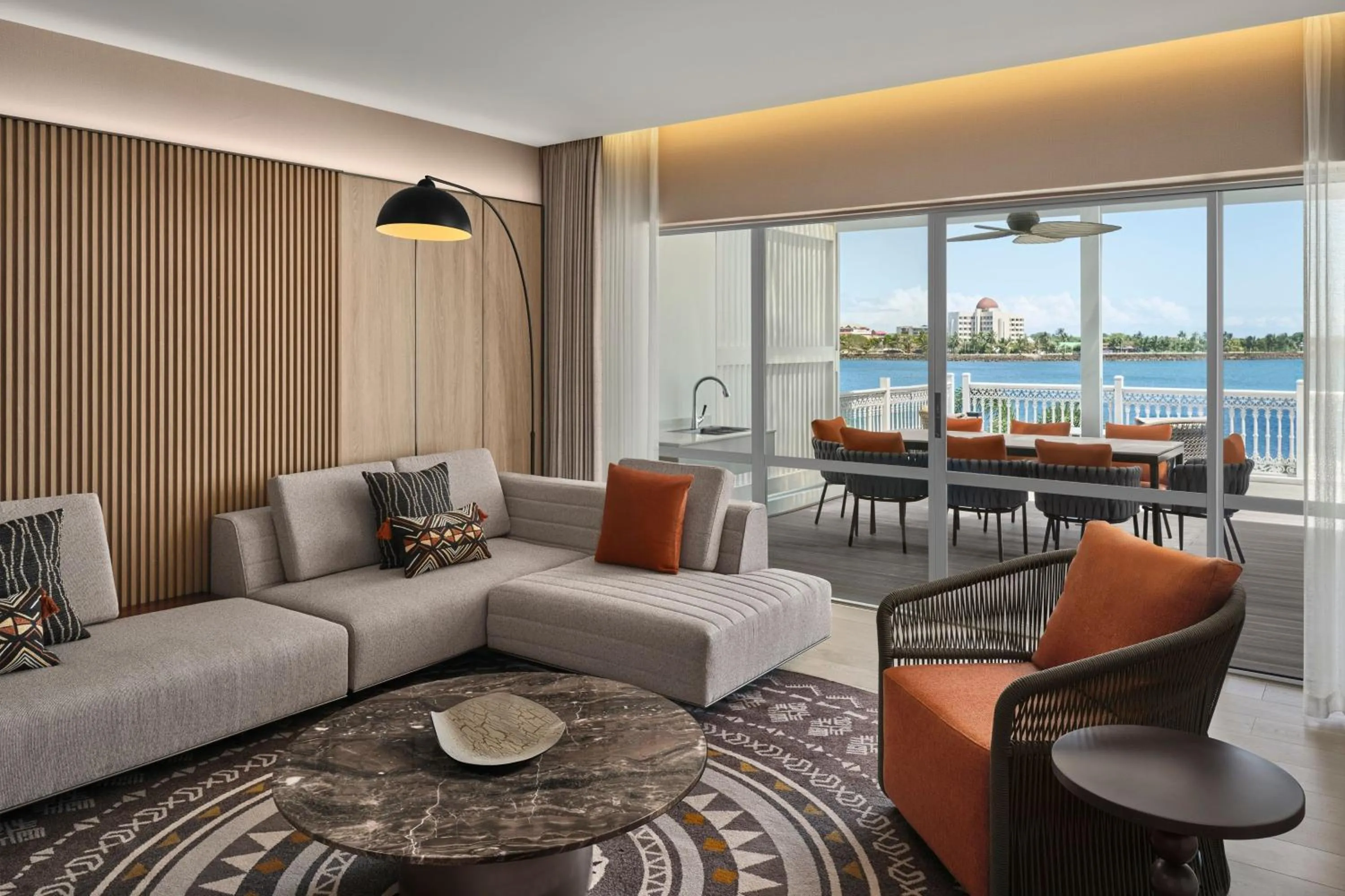 Living room in Sheraton Samoa Aggie Grey's Hotel & Bungalows