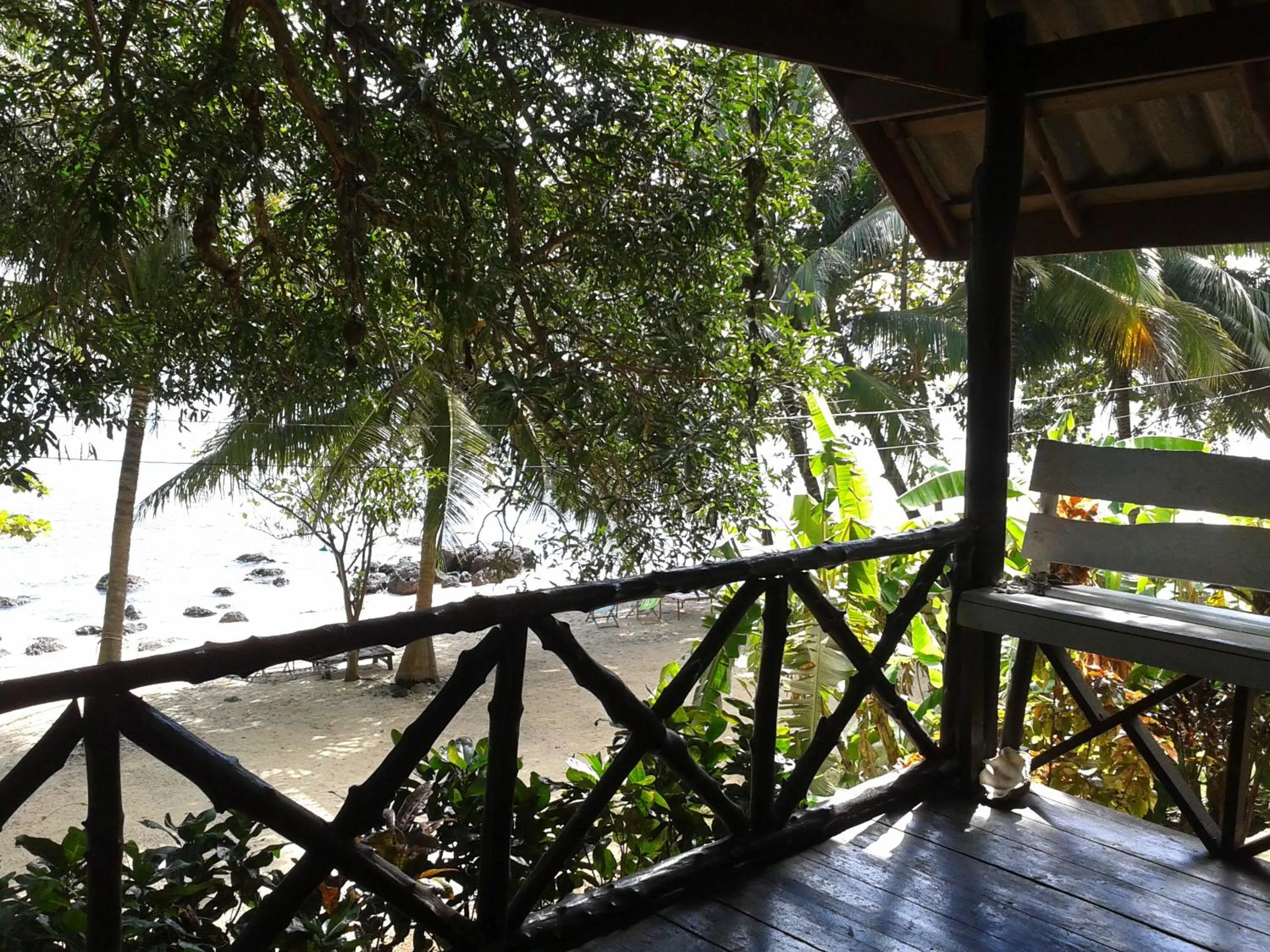 Garden view in AoPong Resort