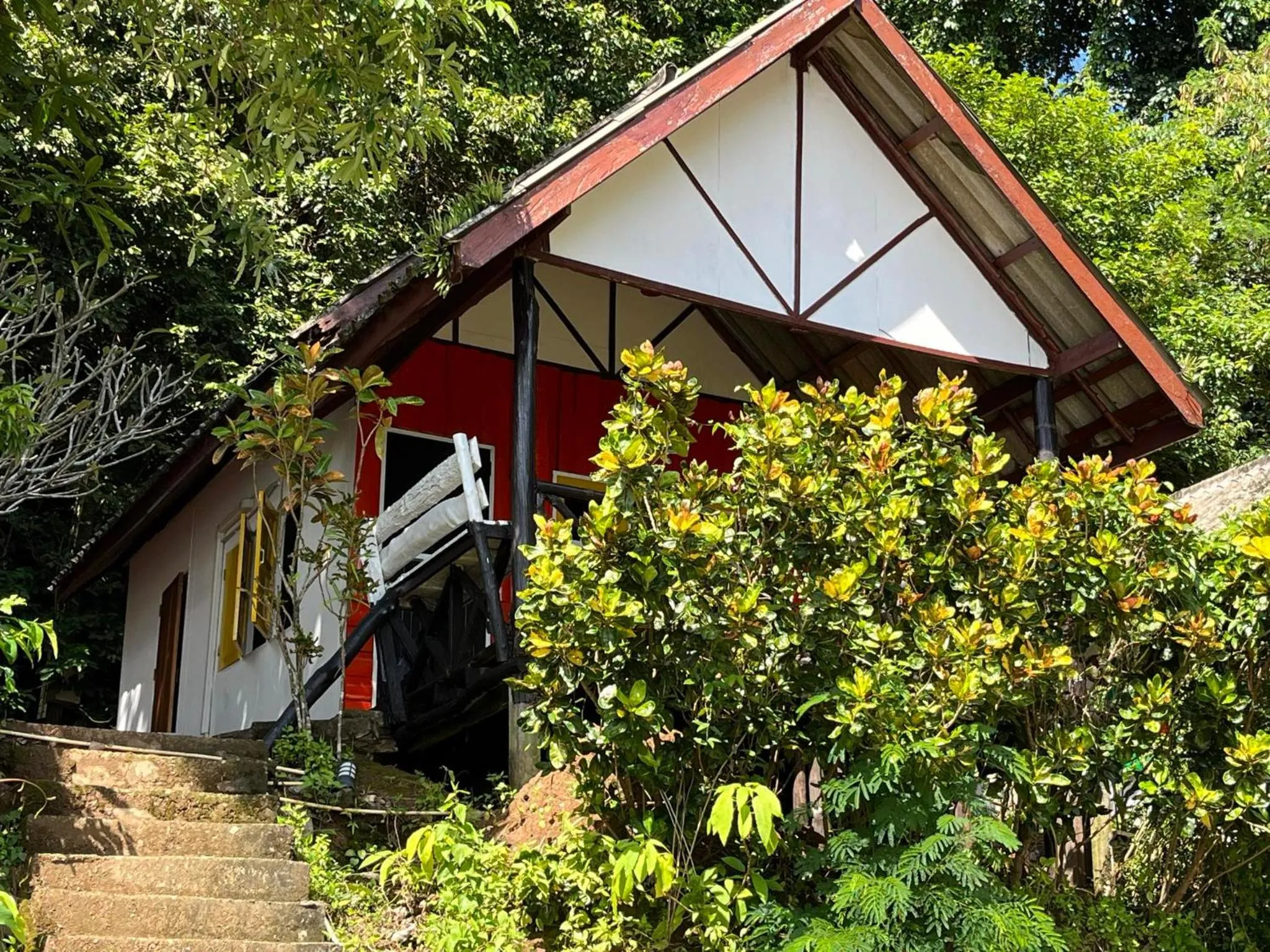 Garden view in AoPong Resort