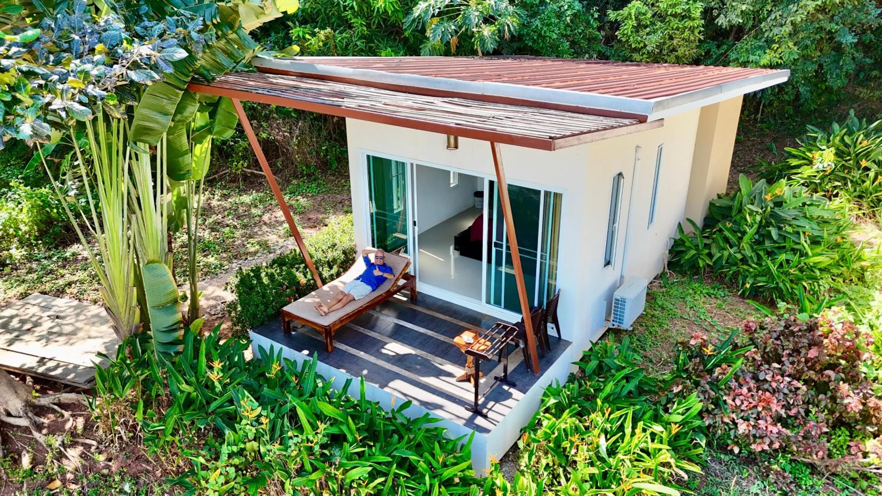 Seating area in AoPong Resort