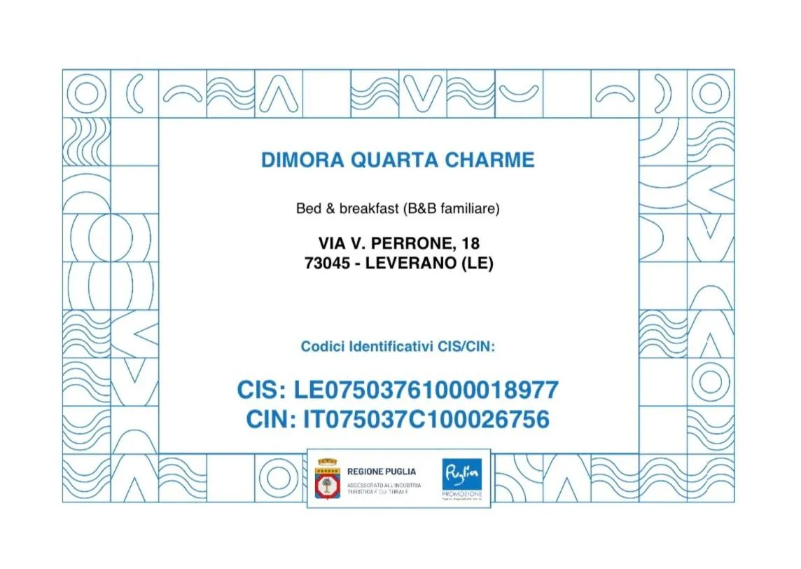 Charme B&B Dimora Quarta