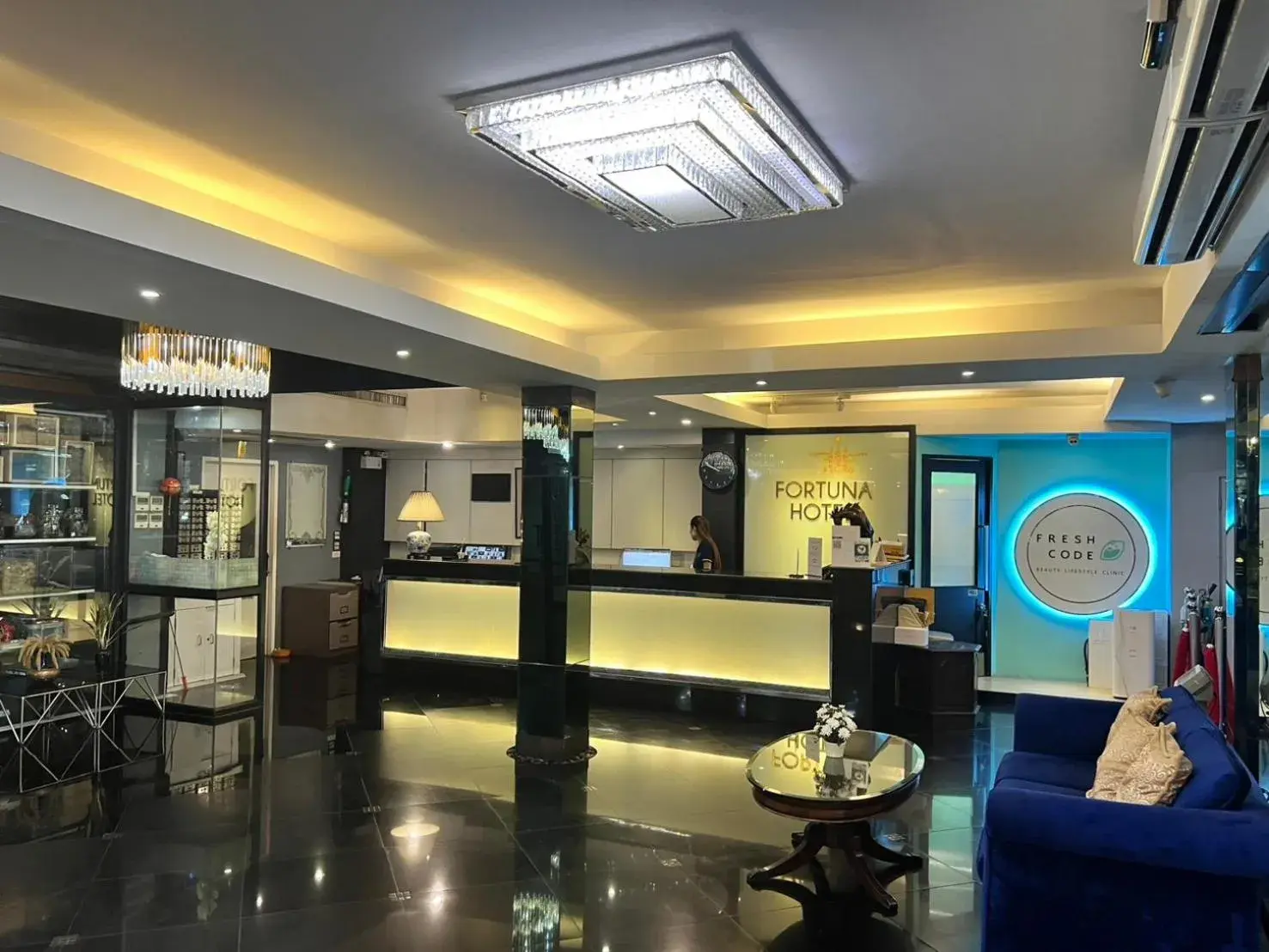 Lobby or reception in Fortuna Hotel Lobby or reception in Fortuna Hotel