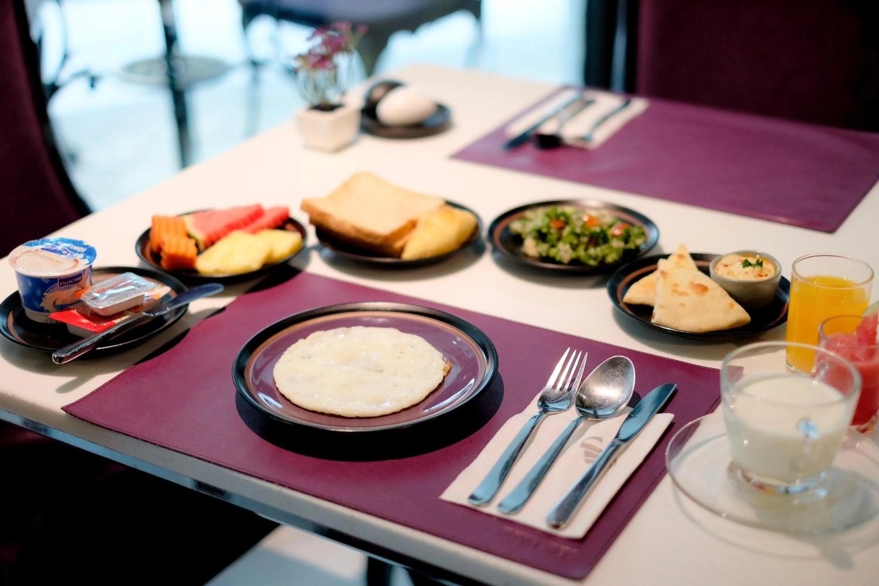 Buffet breakfast in Aspira Skyy Sukhumvit 1