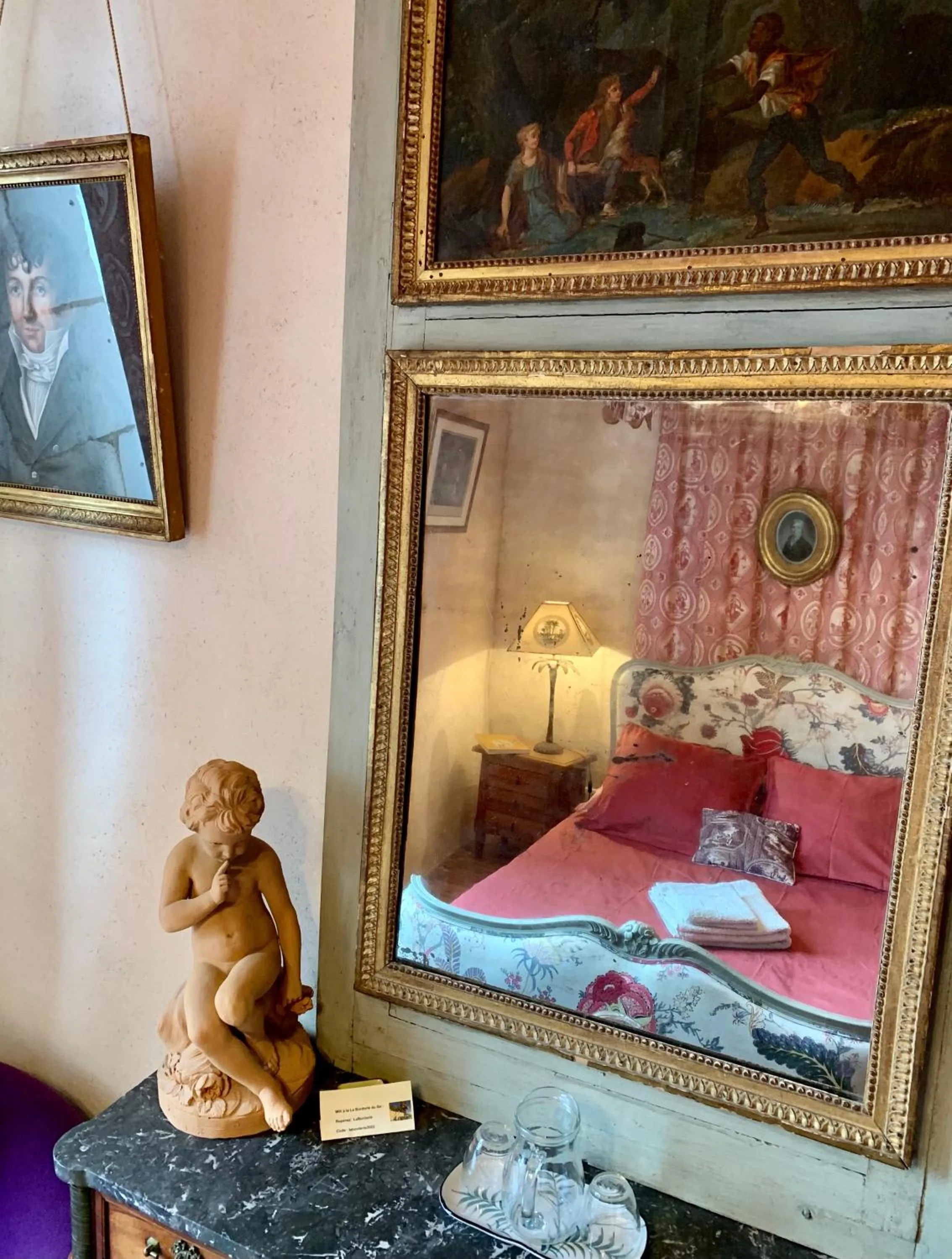 Bed in Chambres d'hôtes La Borderie du Gô près de La Rochelle - Nieul