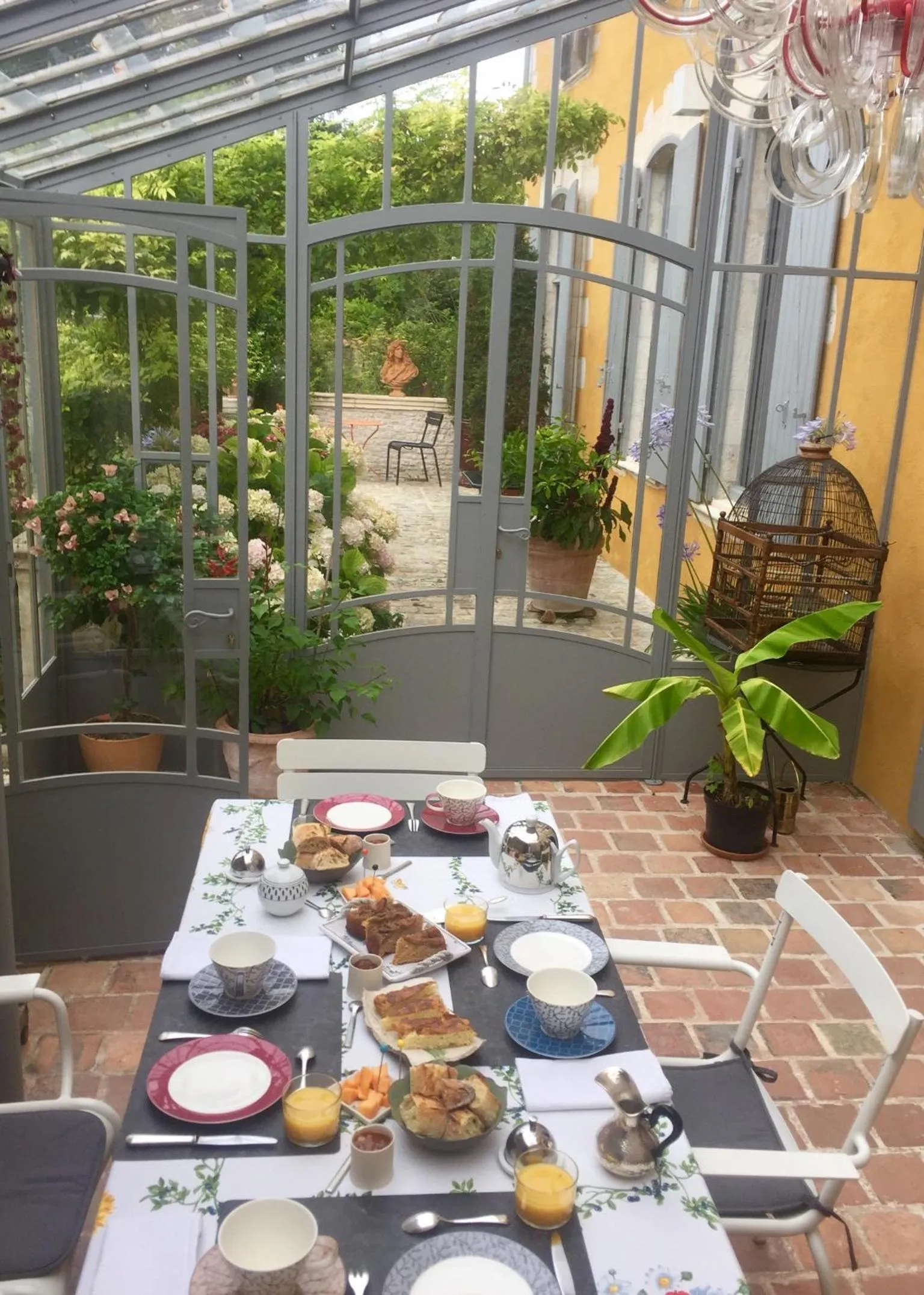 Breakfast in Chambres d'hôtes La Borderie du Gô près de La Rochelle - Nieul