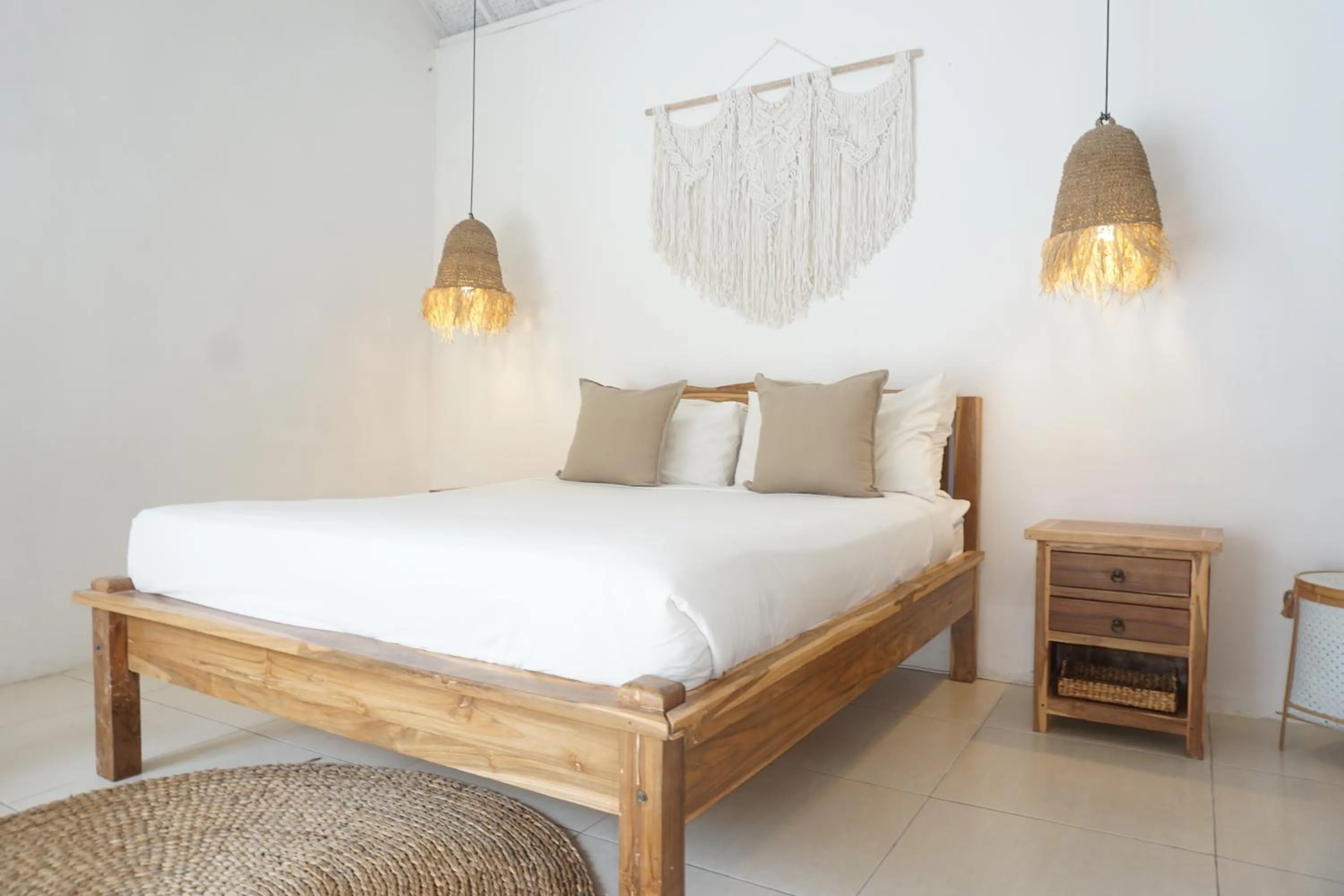 Decorative detail, Bed in Villa Pagu