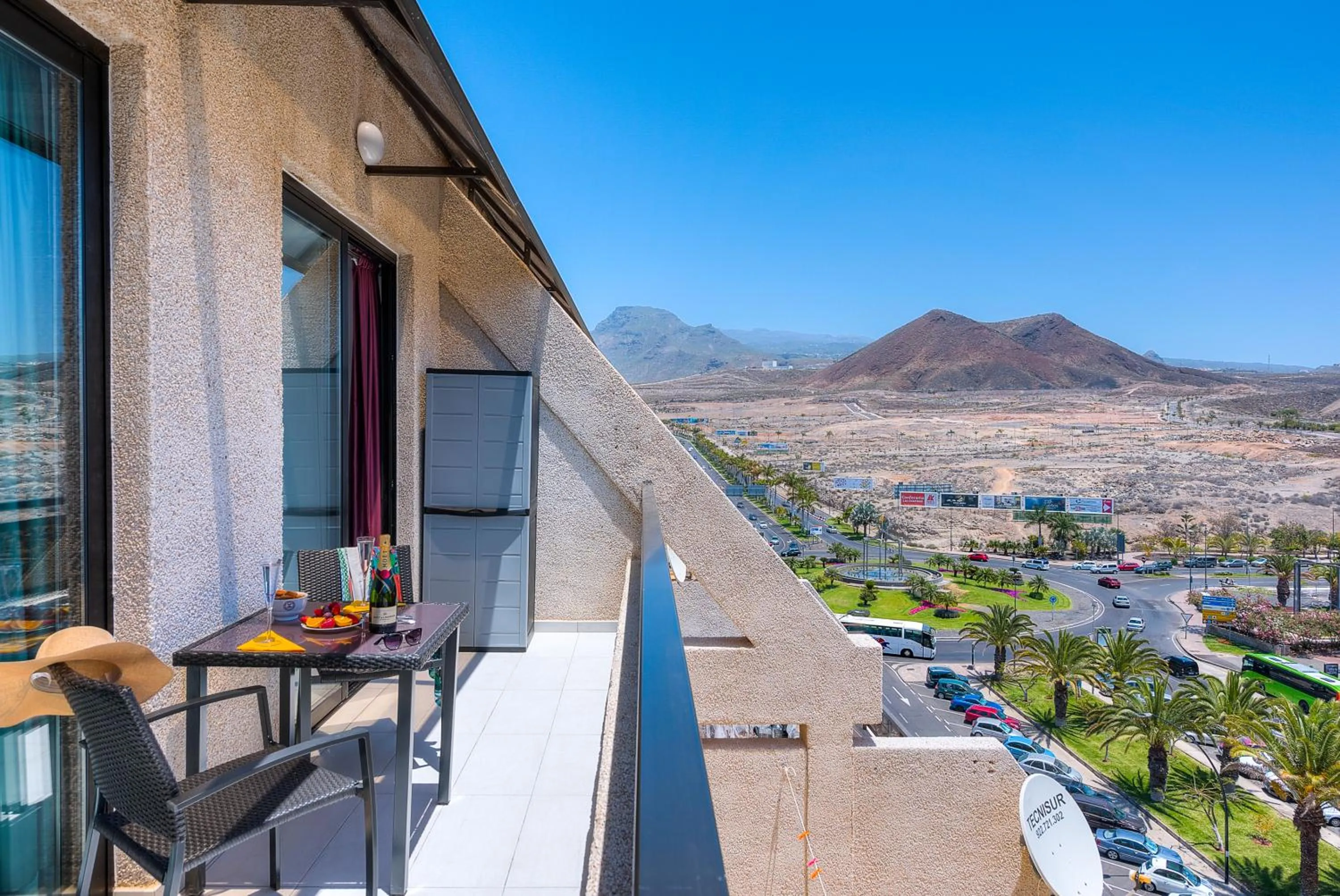 Balcony/Terrace in Modern Apartment Los Cristianos Center