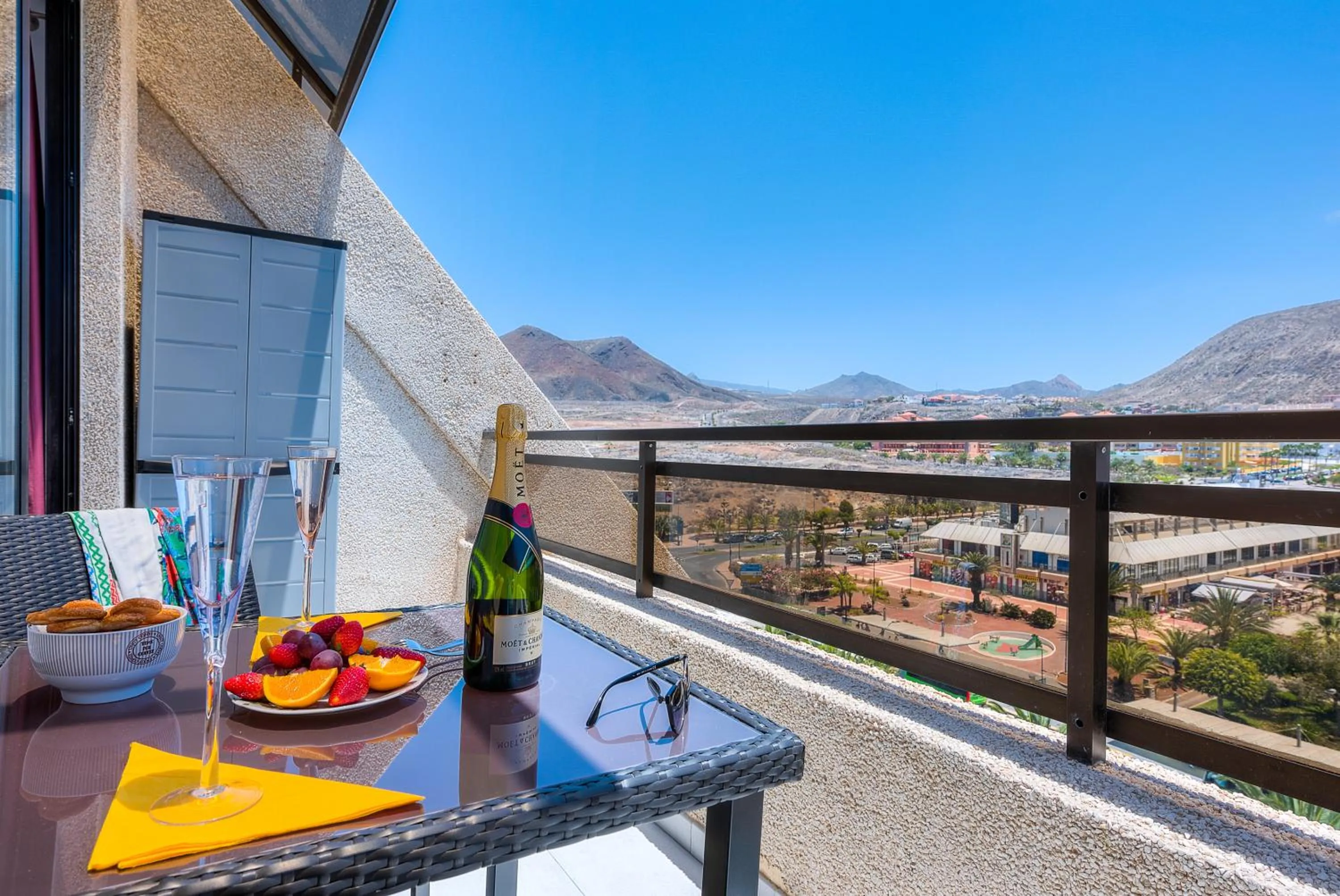 Balcony/Terrace in Modern Apartment Los Cristianos Center