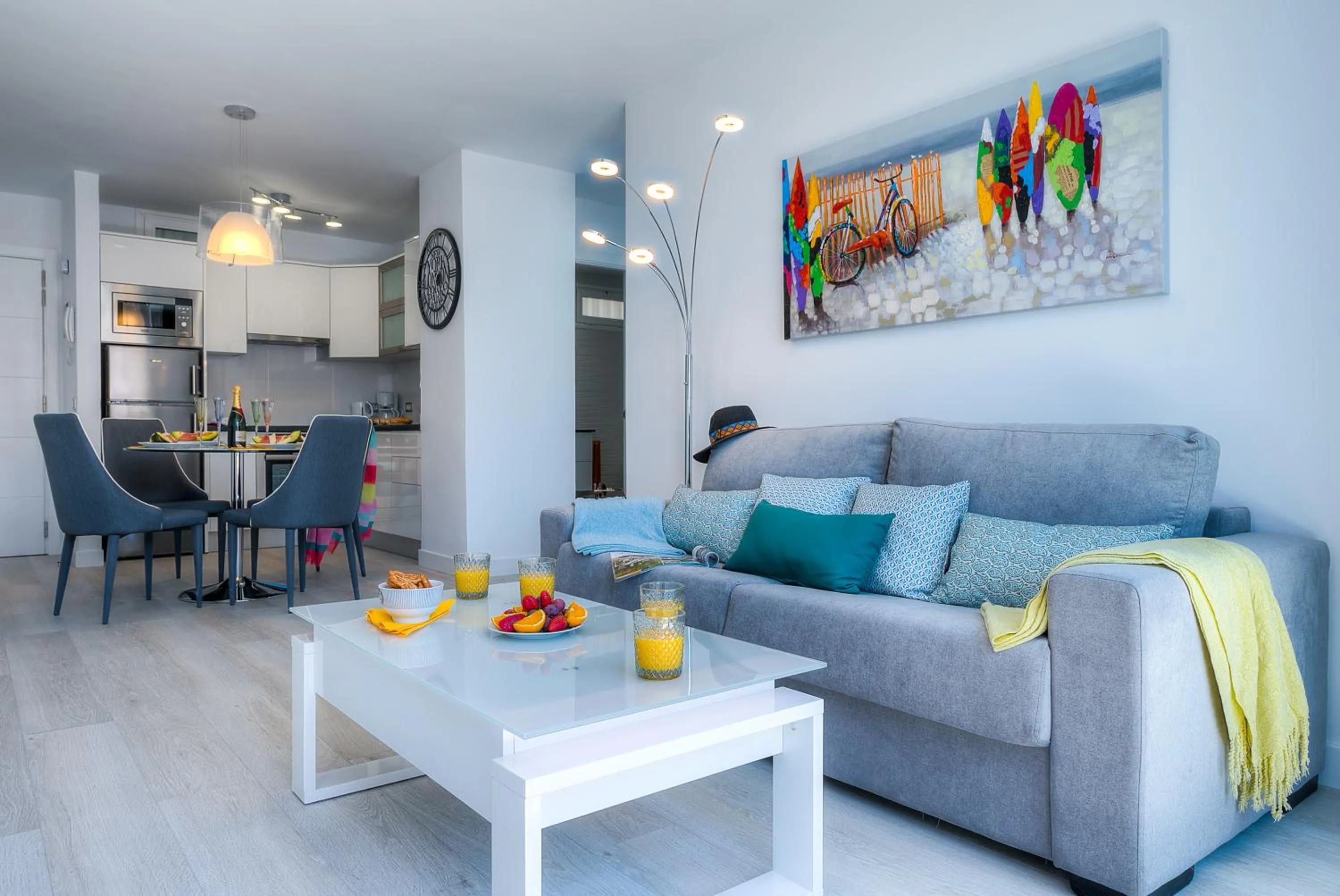 Kitchen or kitchenette in Modern Apartment Los Cristianos Center