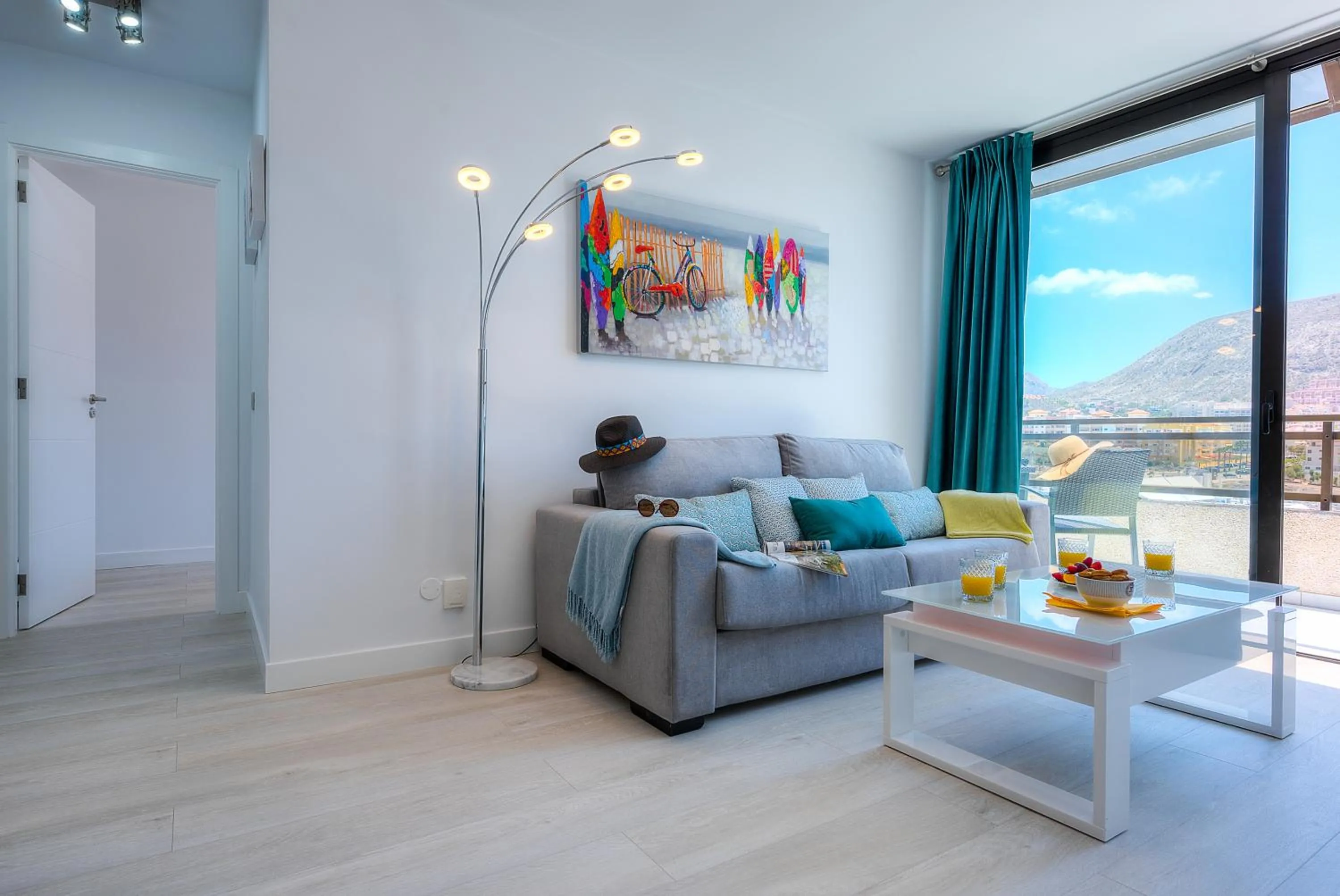 Living room in Modern Apartment Los Cristianos Center