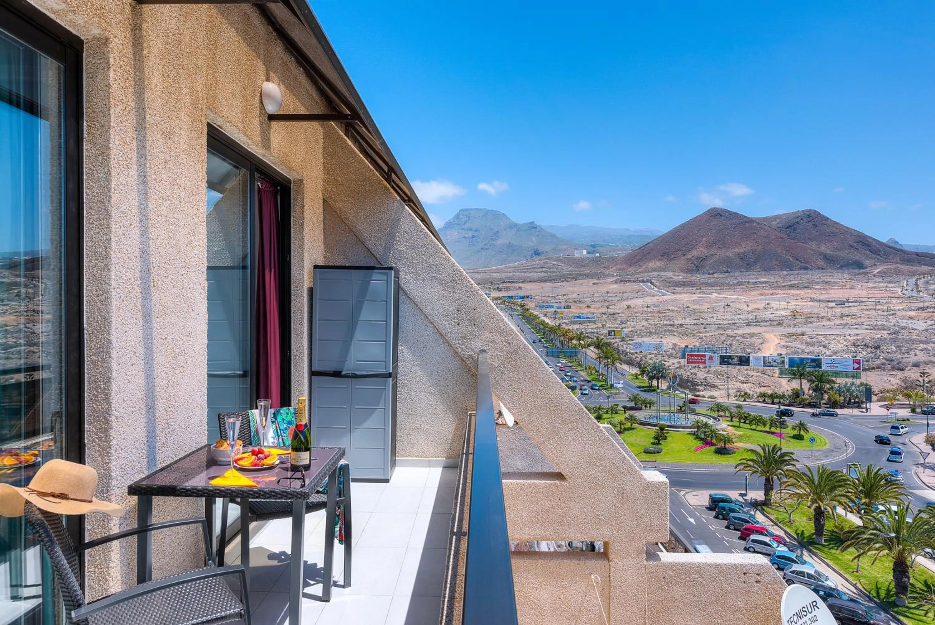 Balcony/Terrace in Modern Apartment Los Cristianos Center