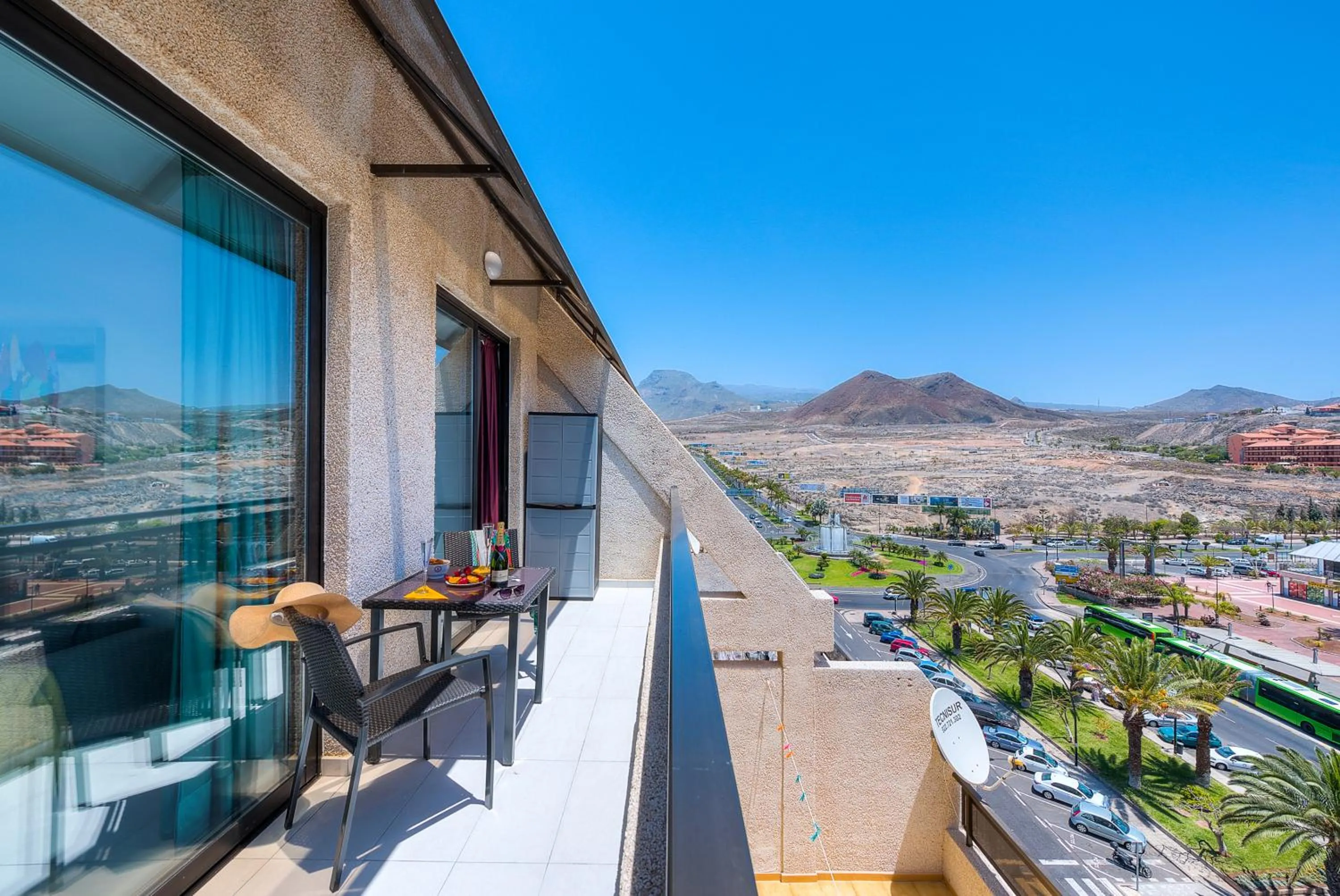 Balcony/Terrace in Modern Apartment Los Cristianos Center