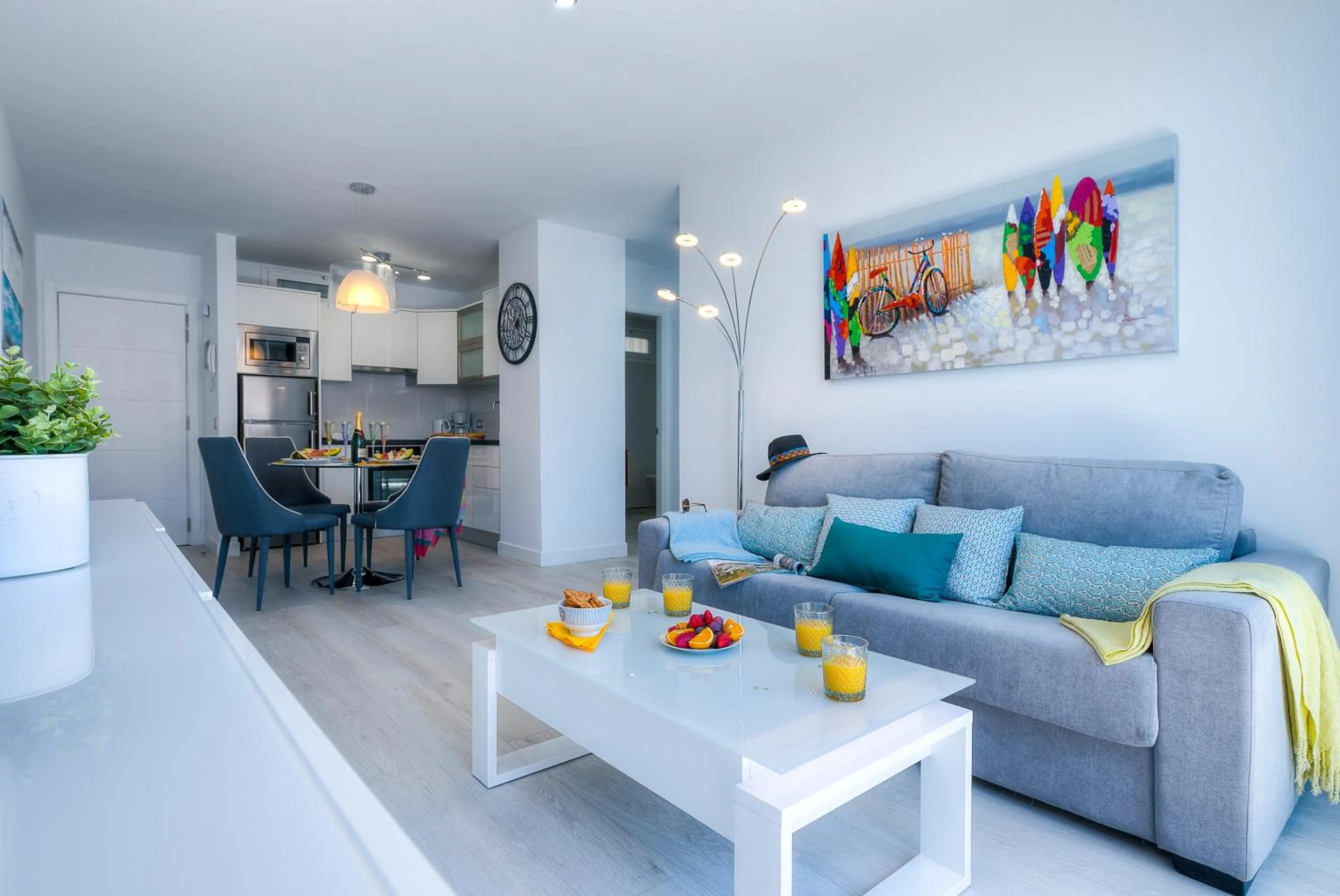 Kitchen or kitchenette in Modern Apartment Los Cristianos Center