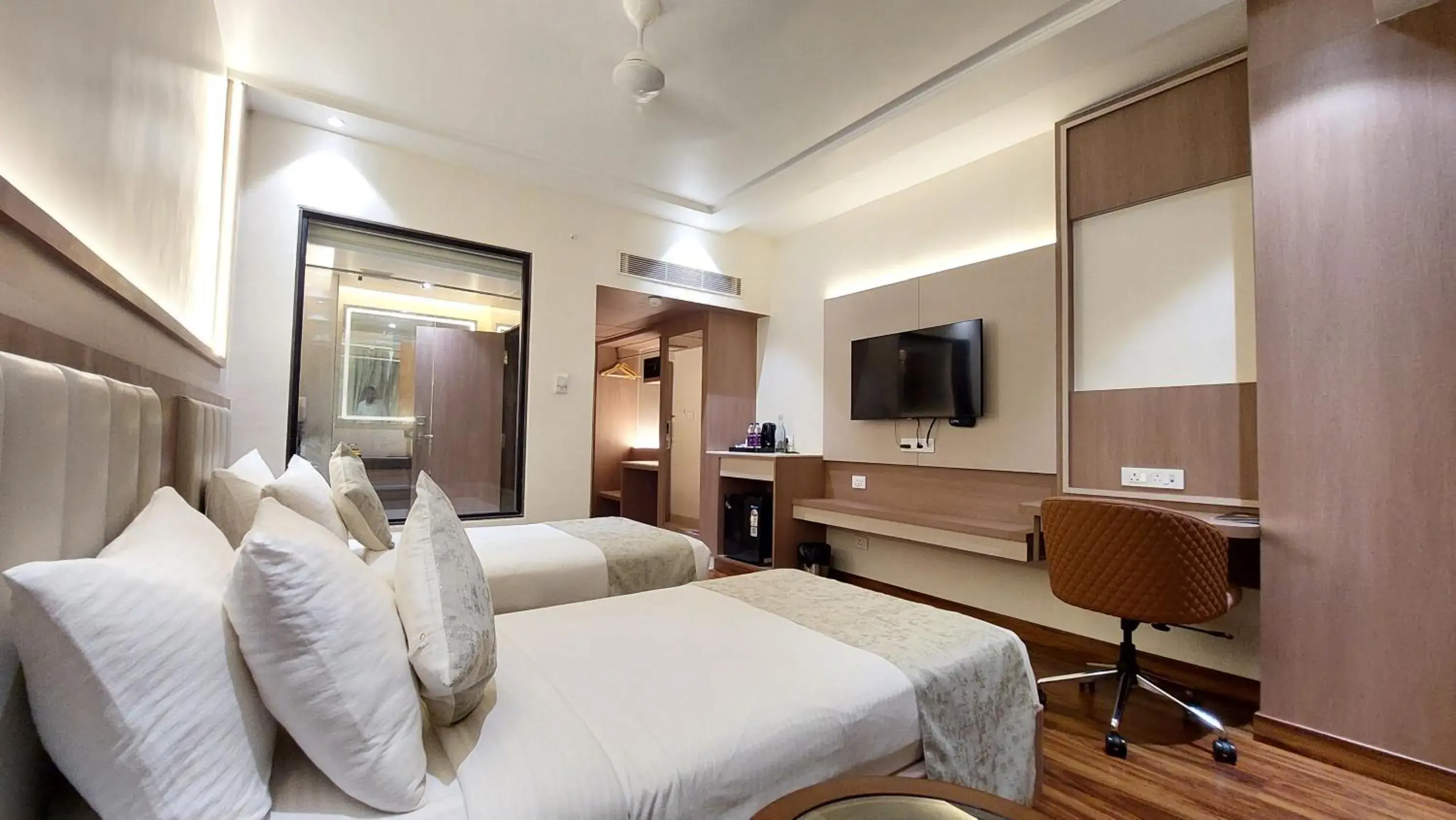 Bed in Hotel City Inn Bed in Hotel City Inn