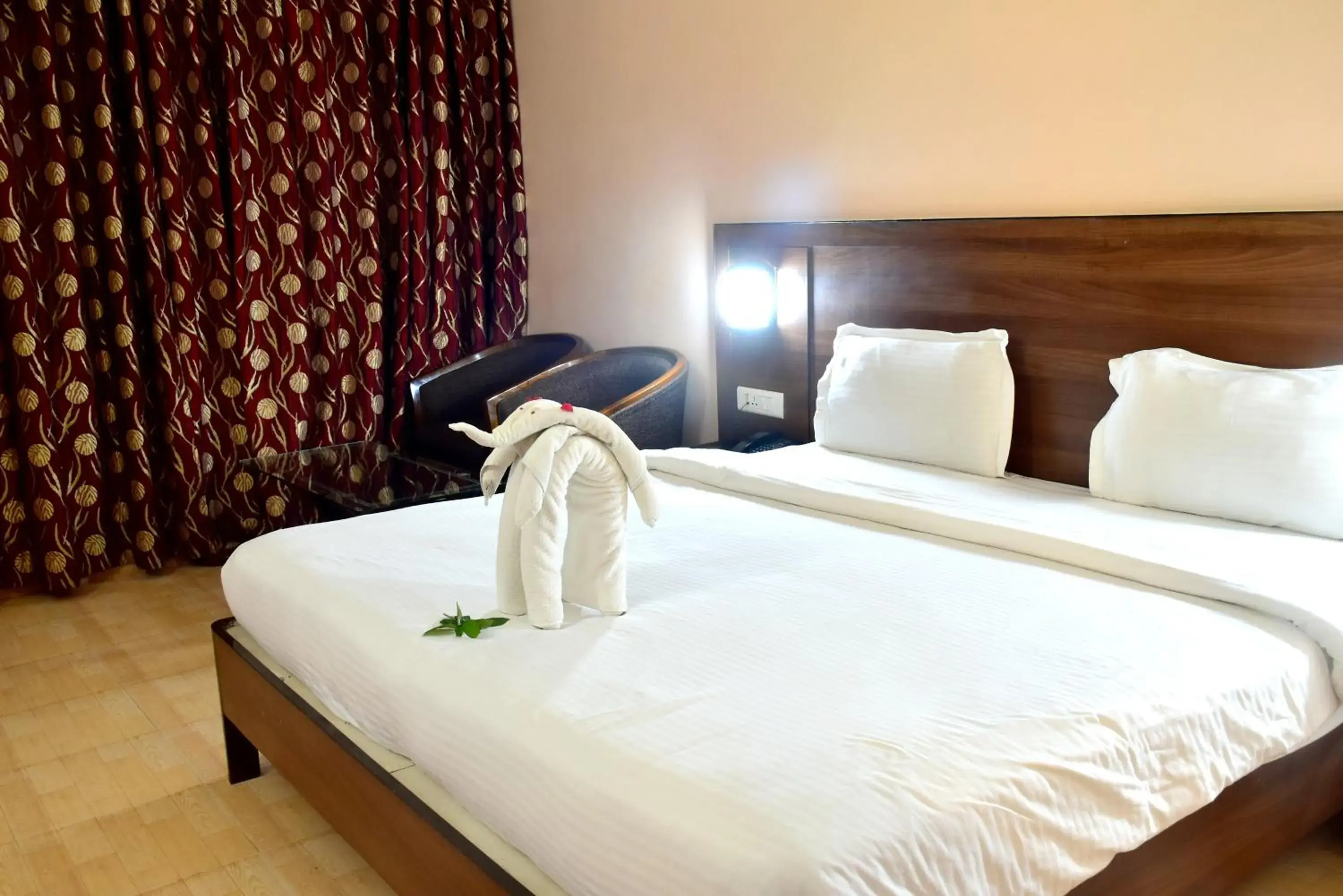 Bed in Hotel City Inn Bed in Hotel City Inn