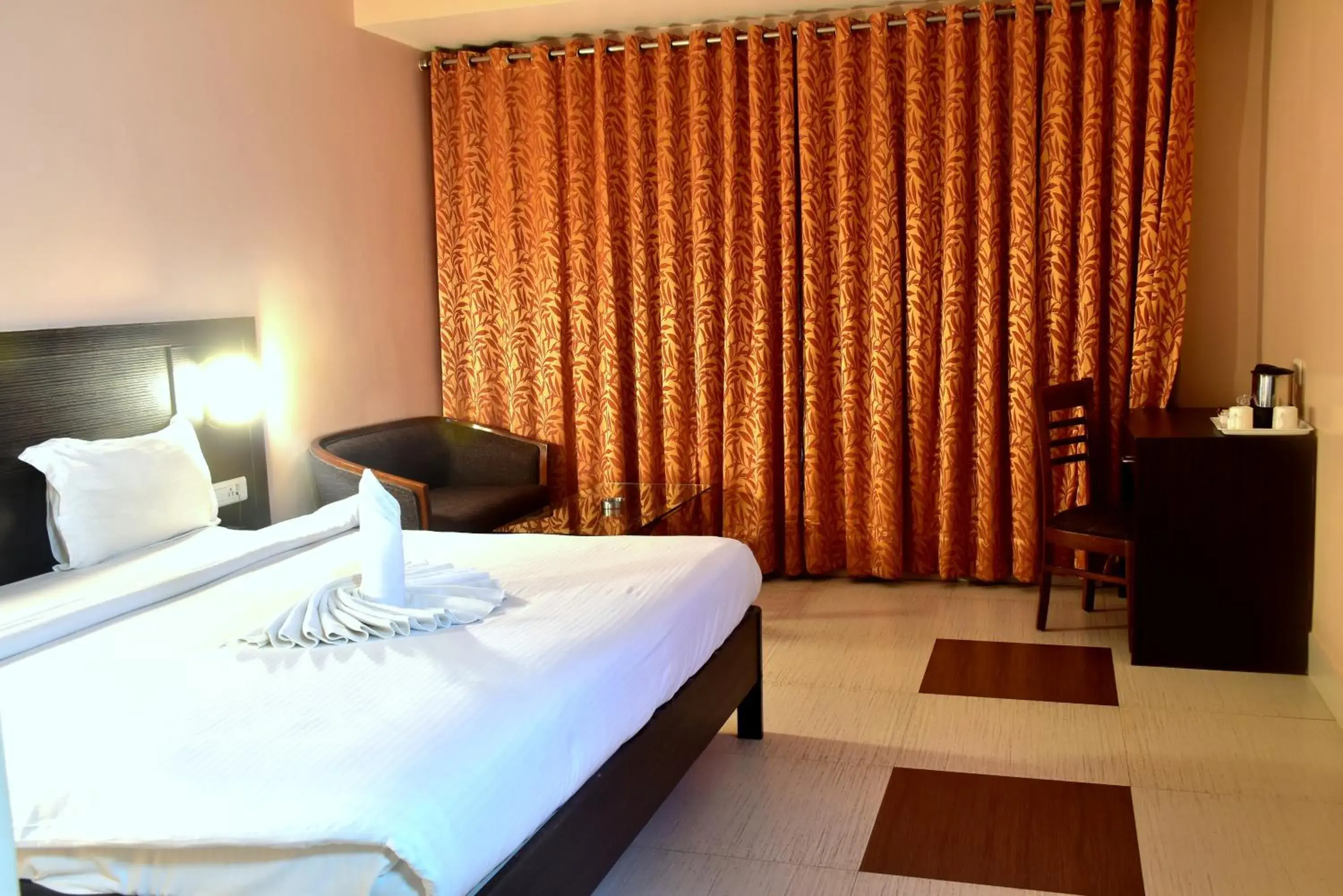 Bed in Hotel City Inn Bed in Hotel City Inn