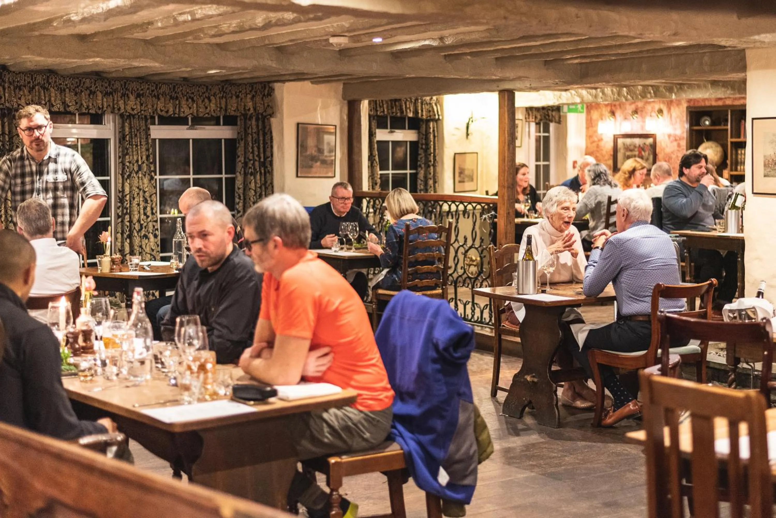 Dining area in The Wild Boar