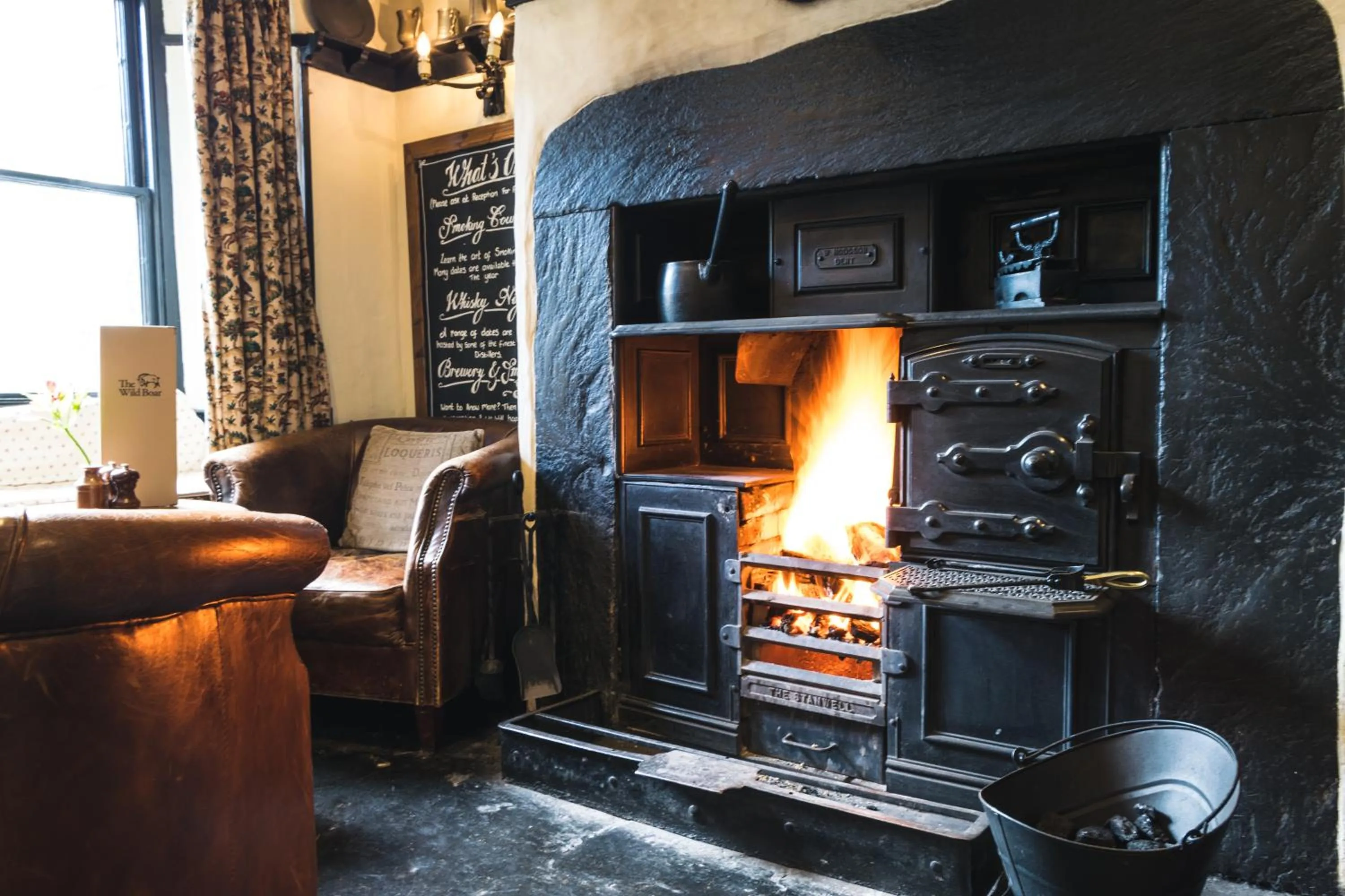 Lobby or reception in The Wild Boar