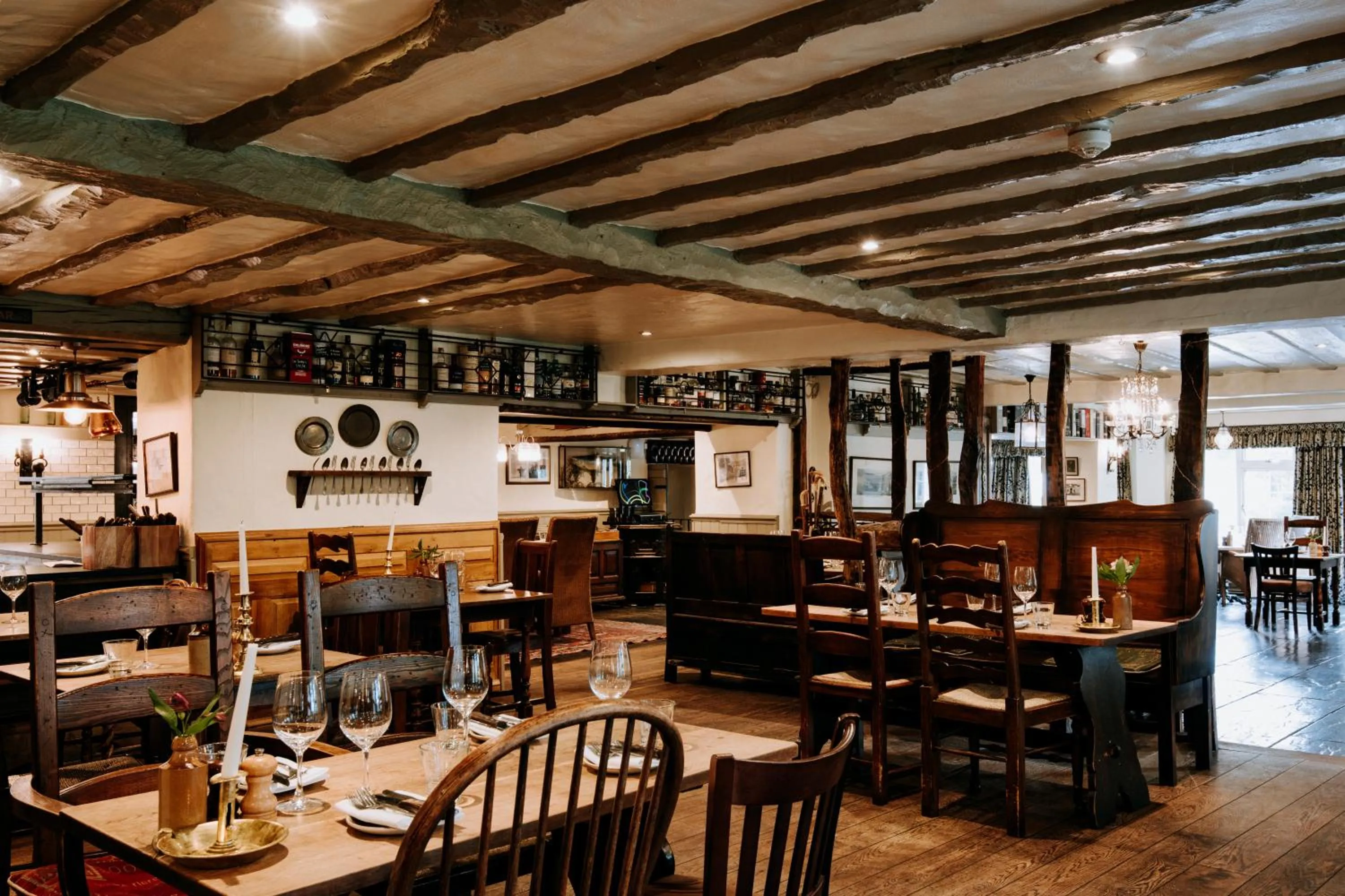 Dining area in The Wild Boar