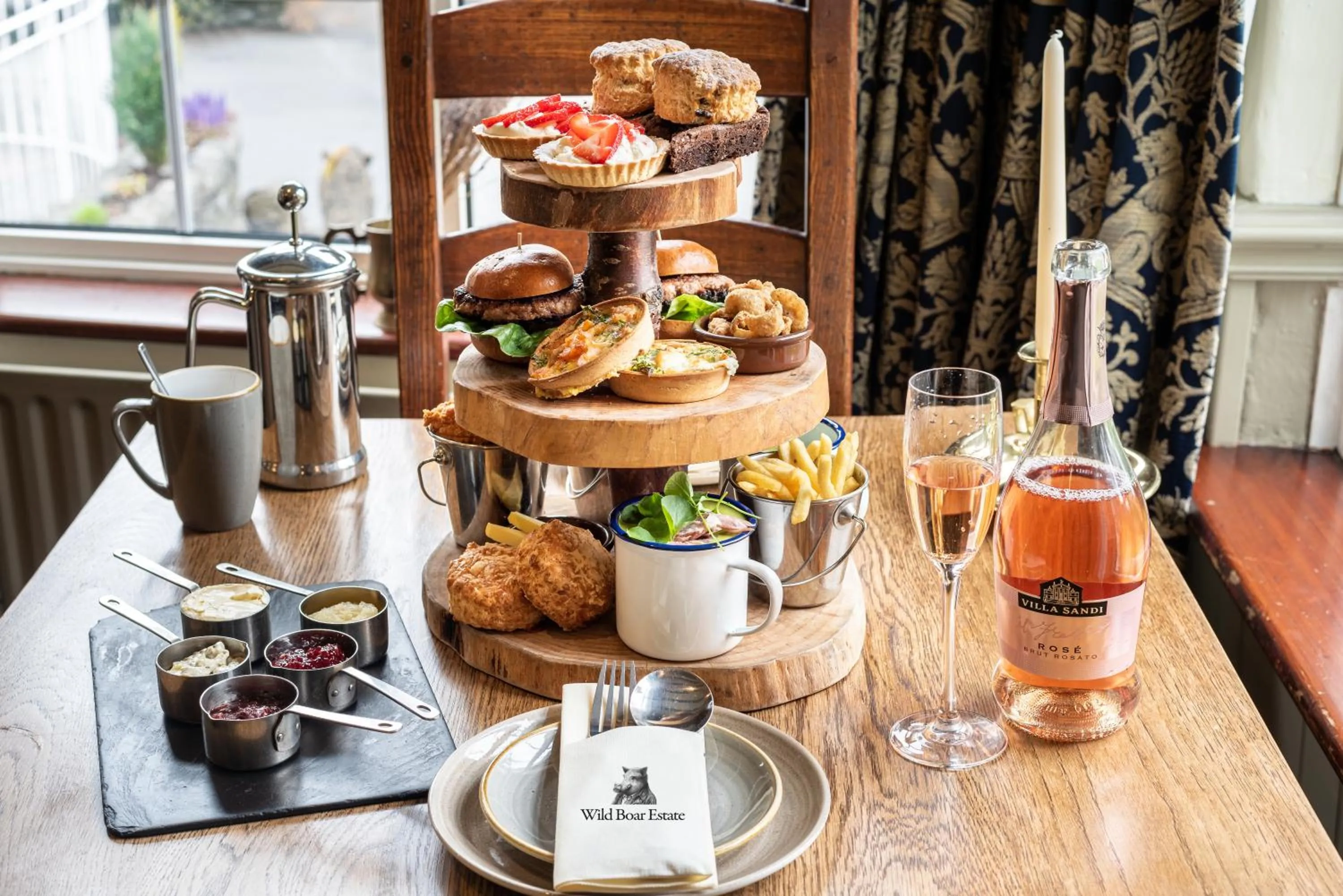 Food close-up in The Wild Boar