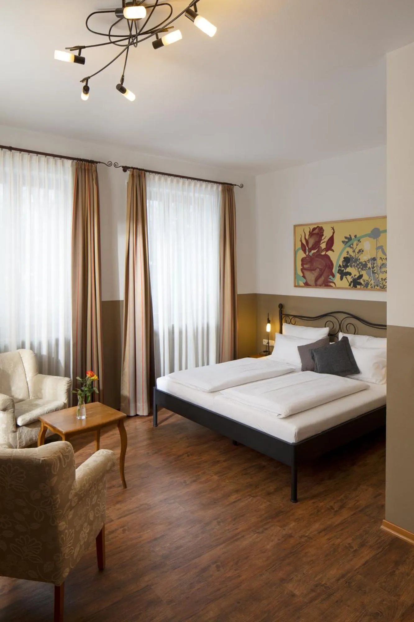 Bed in hideauts hotels Der Rosengarten