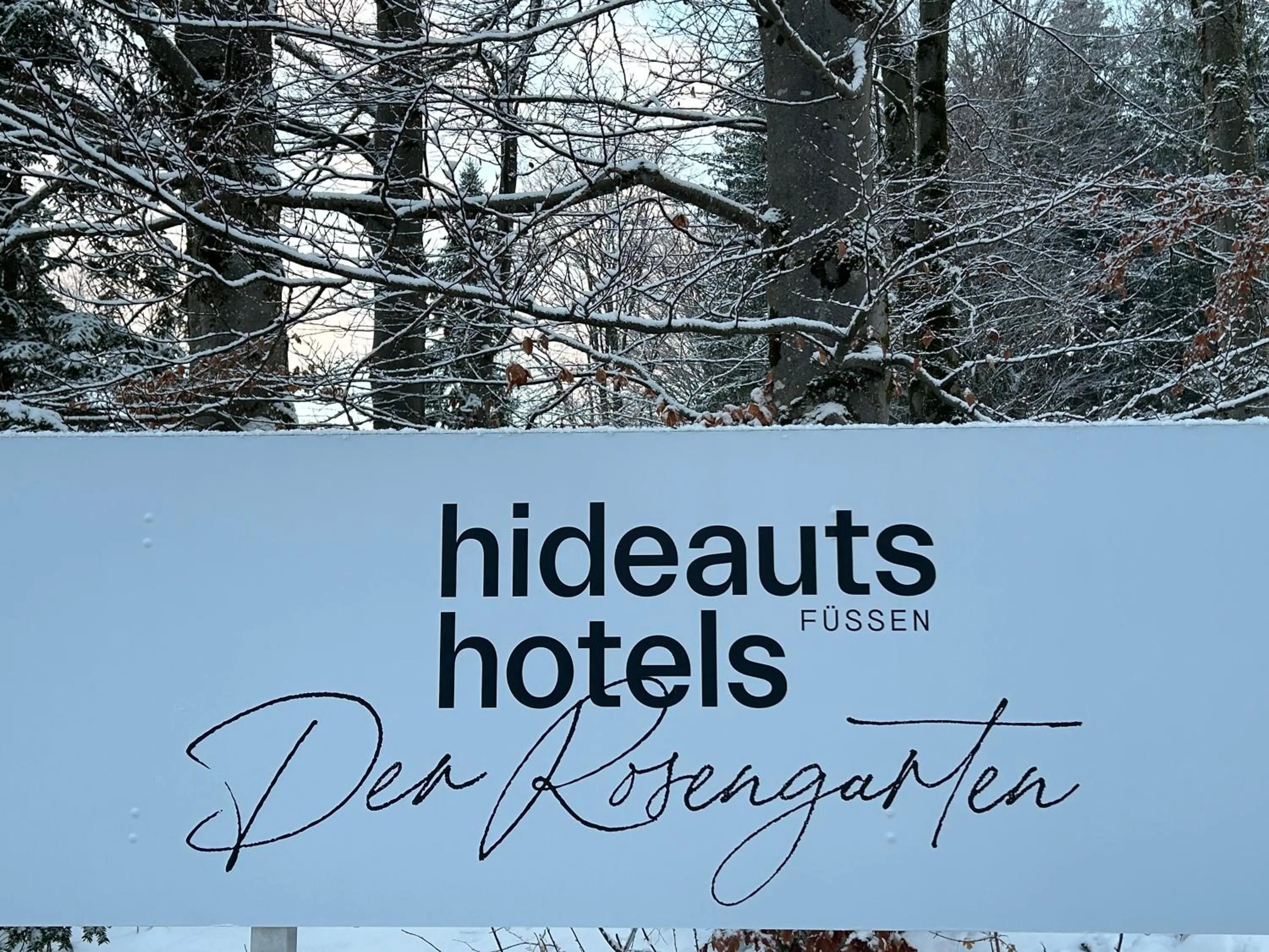Logo/Certificate/Sign in hideauts hotels Der Rosengarten