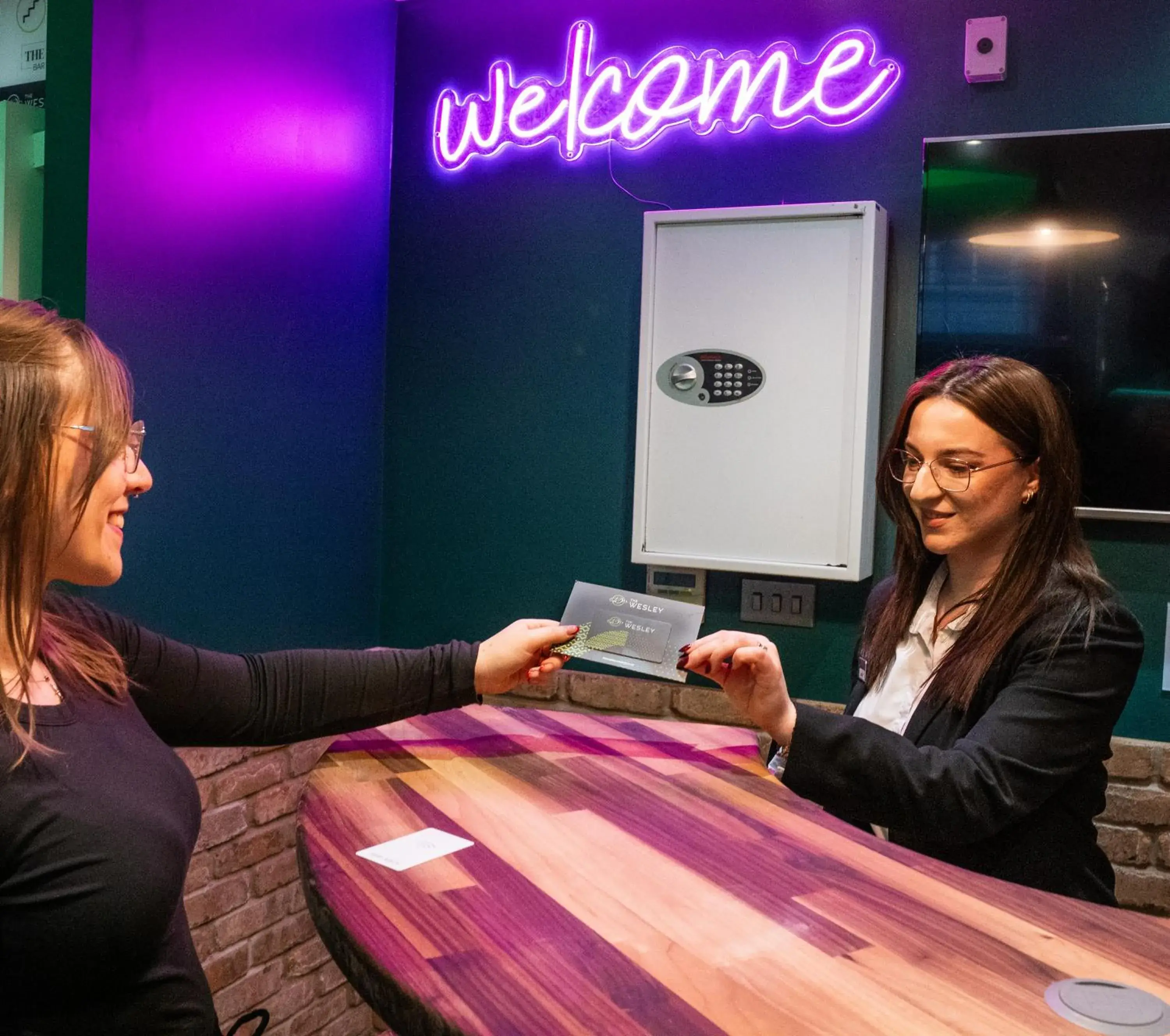Lobby or reception in The Wesley Euston Lobby or reception in The Wesley Euston