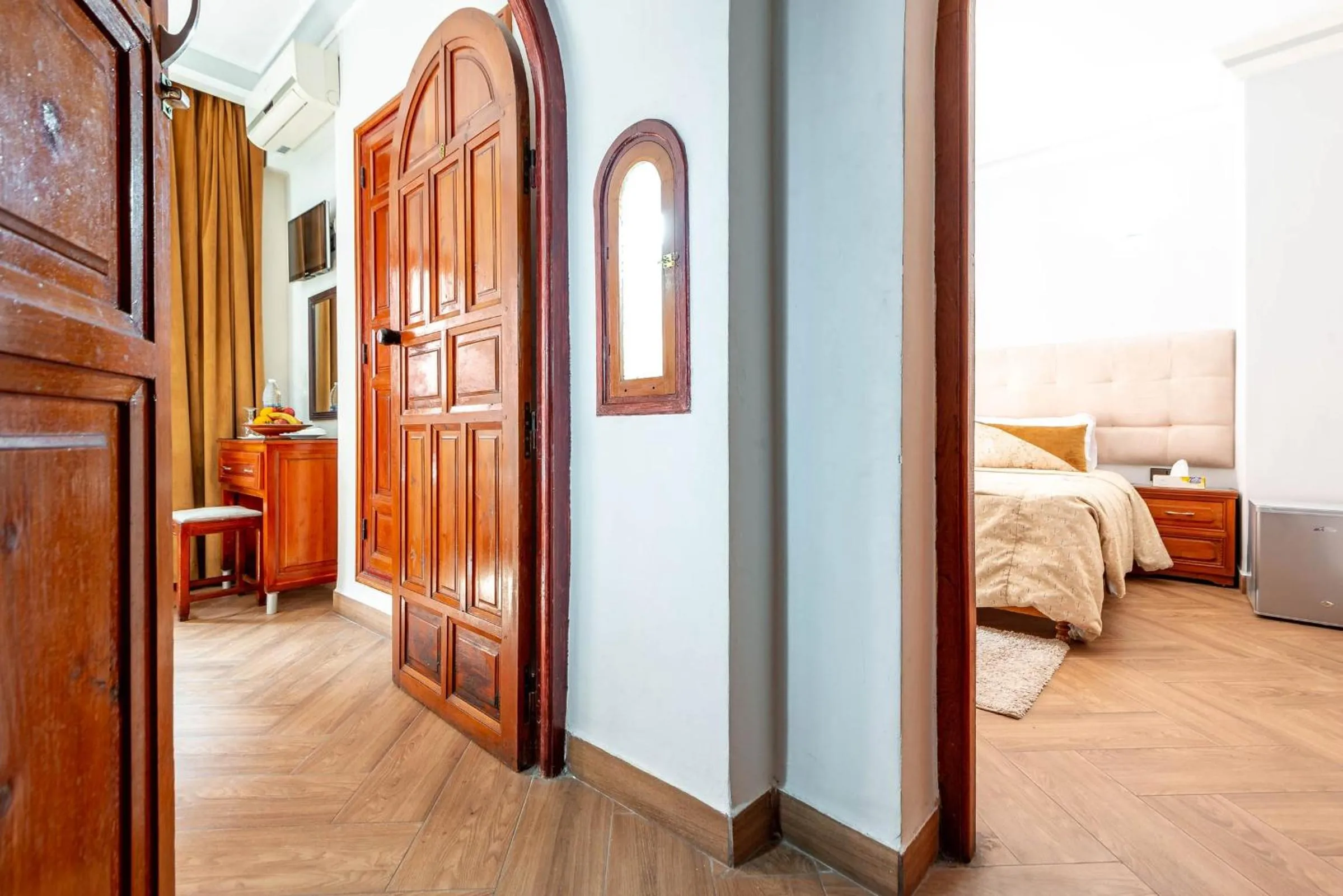 Bed in Hotel Oudaya & Spa