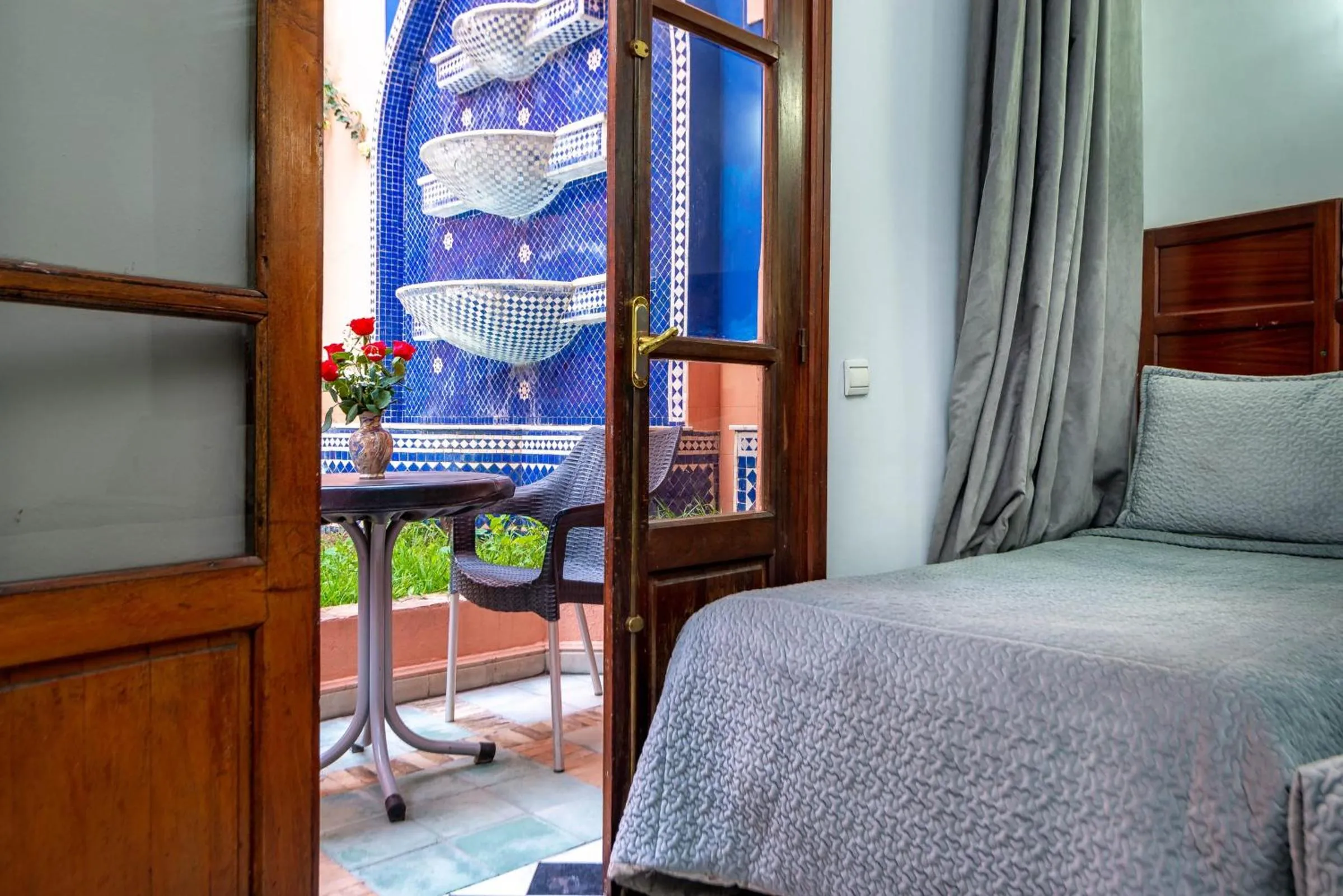 Bed in Hotel Oudaya & Spa