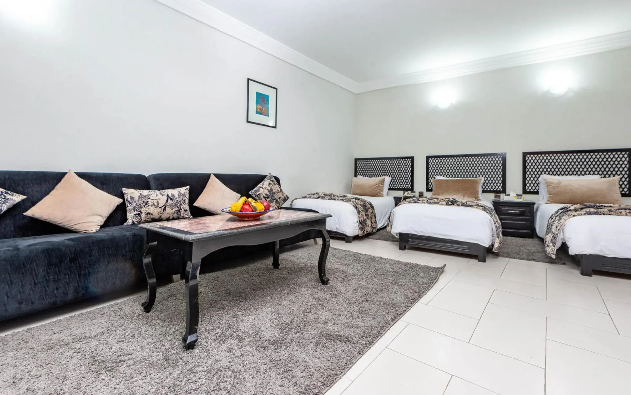 Bed in Hotel Oudaya & Spa Bed in Hotel Oudaya & Spa