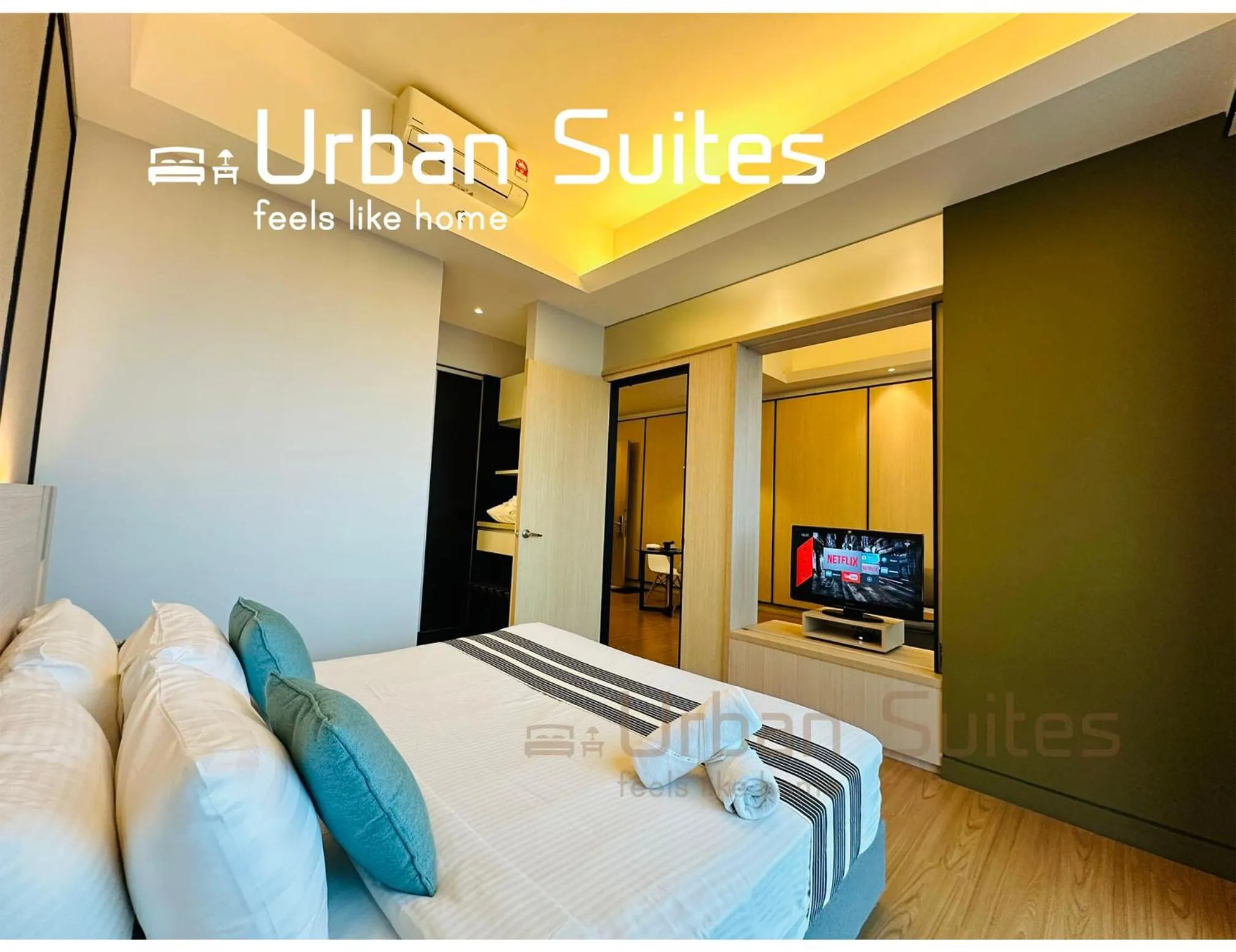 Bed in Urban Suites @ Swiss Garden Residence