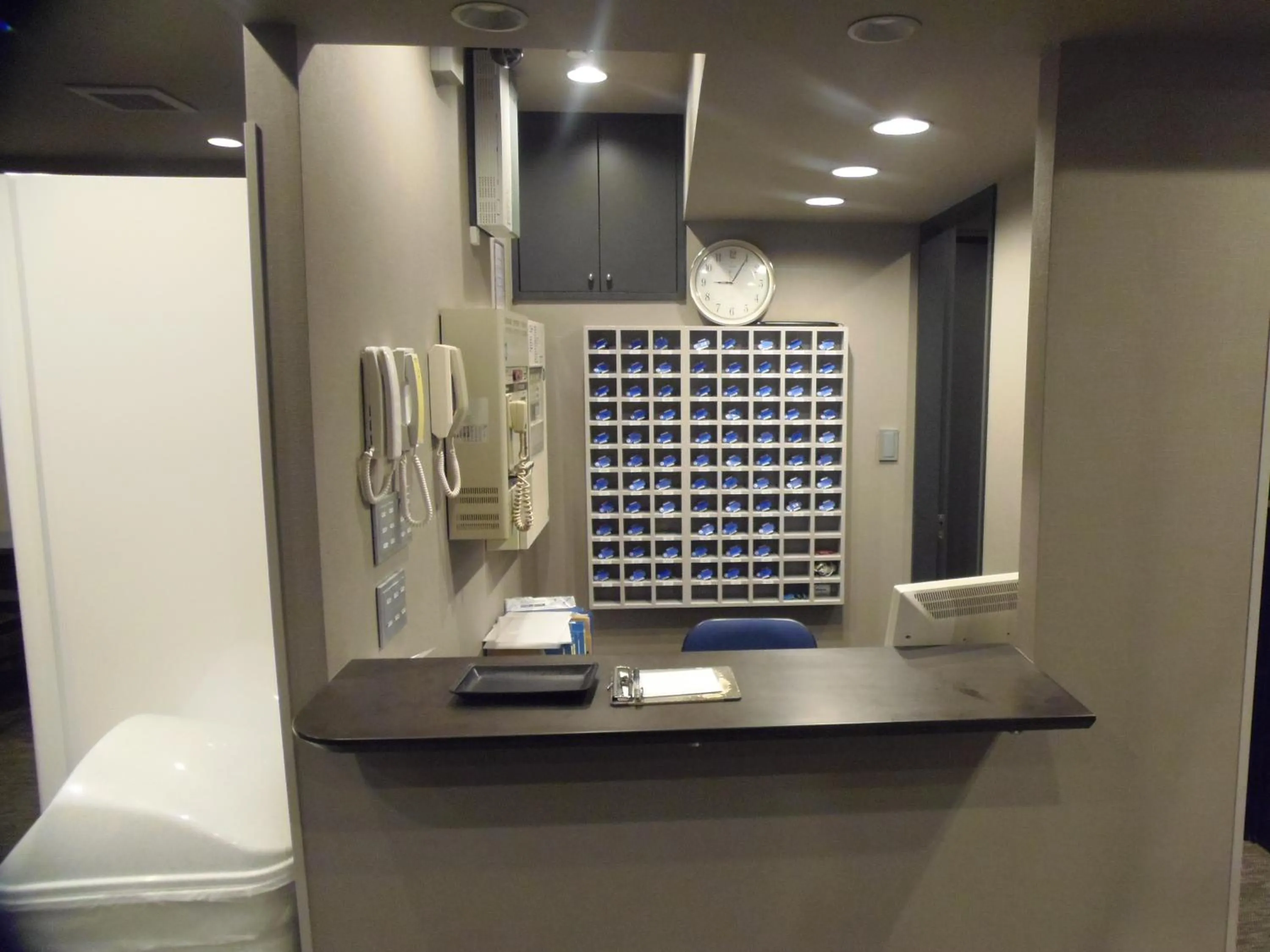 Lobby or reception, TV/Entertainment Center in Capsule Hotel&Spa The Nell