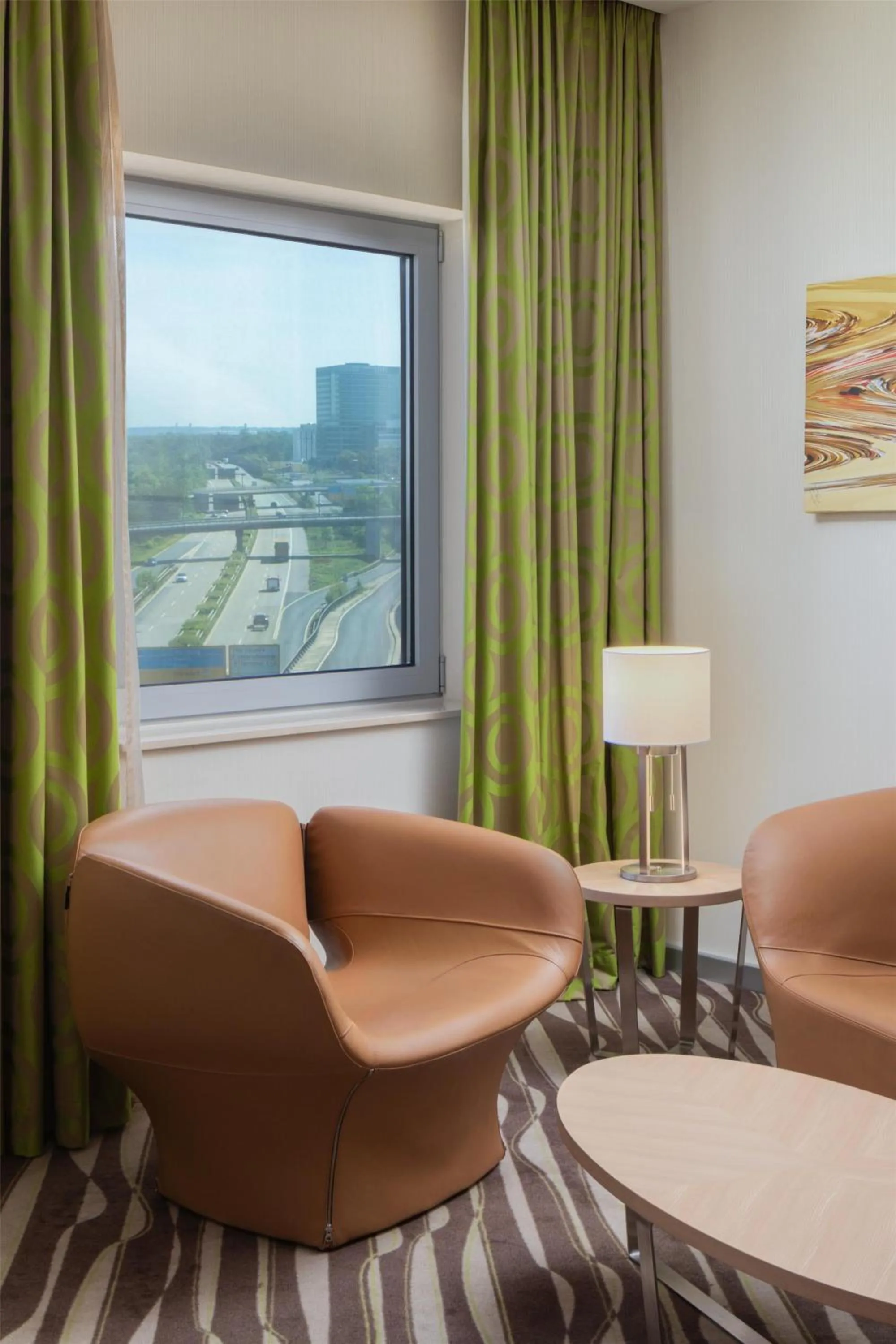 Living room in Hilton Frankfurt Airport