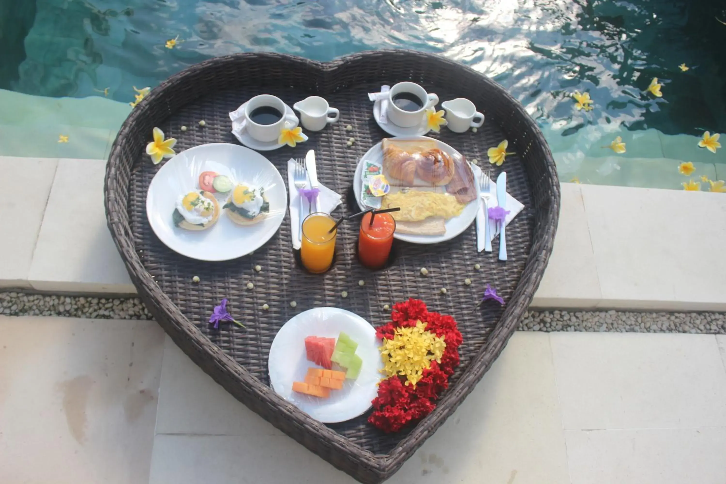 Pool view in Mahagiri Villas & Spa Dreamland Pool view in Mahagiri Villas & Spa Dreamland