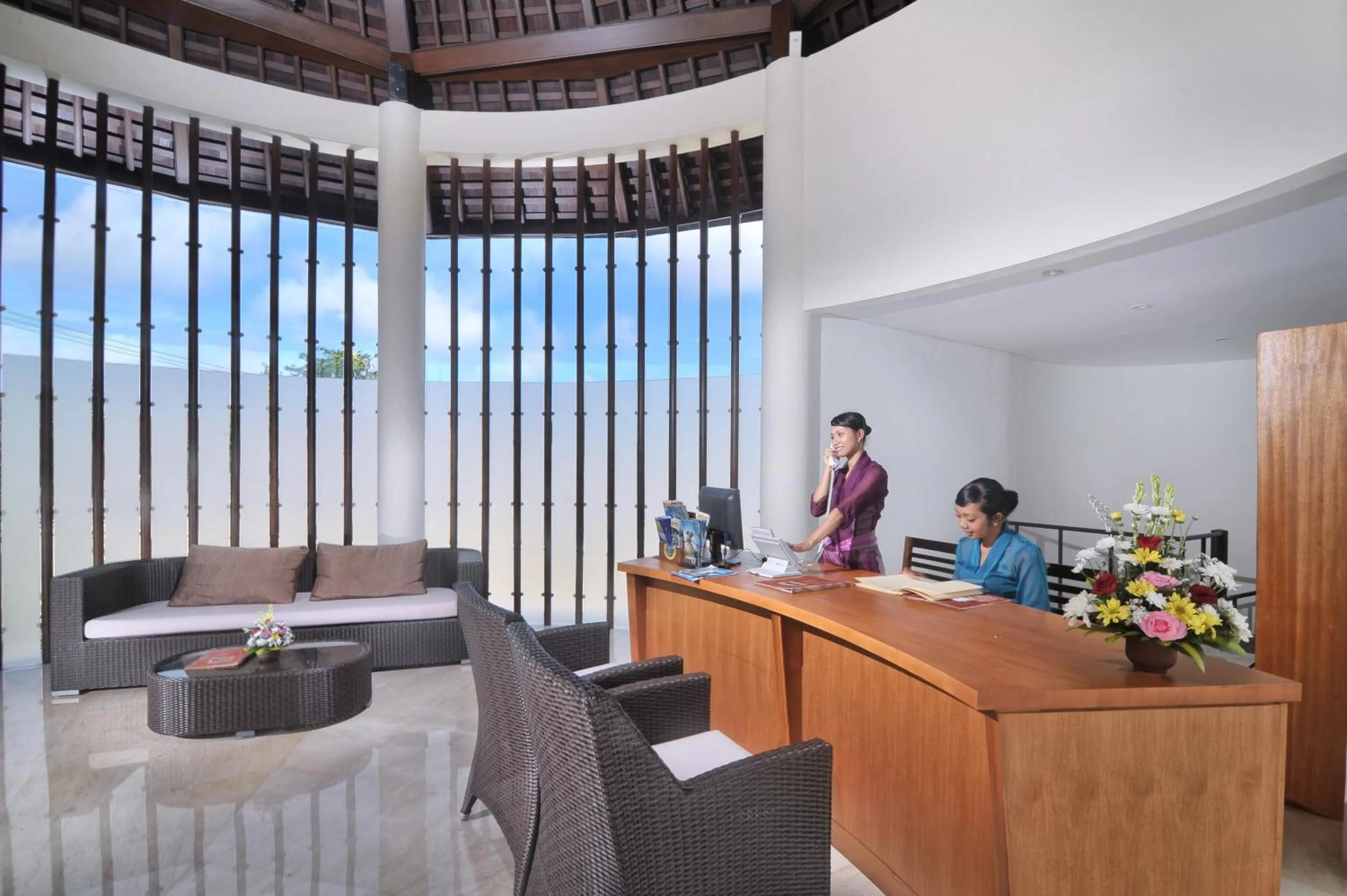Lobby or reception in Mahagiri Villas & Spa Dreamland