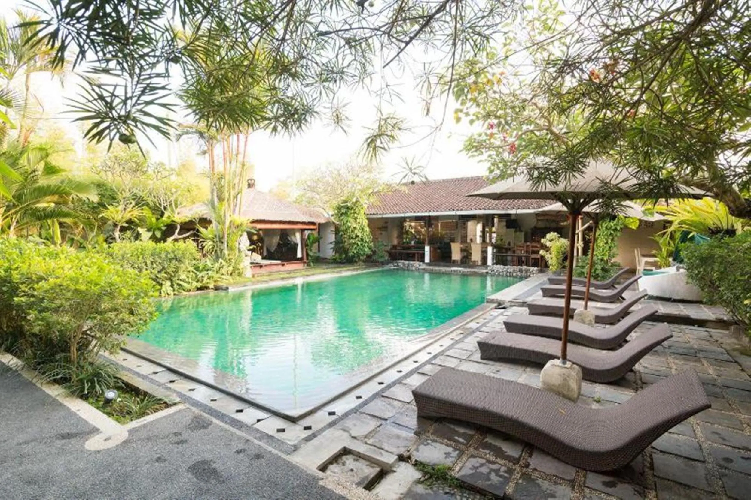 Swimming pool in Aqua Bali Villa