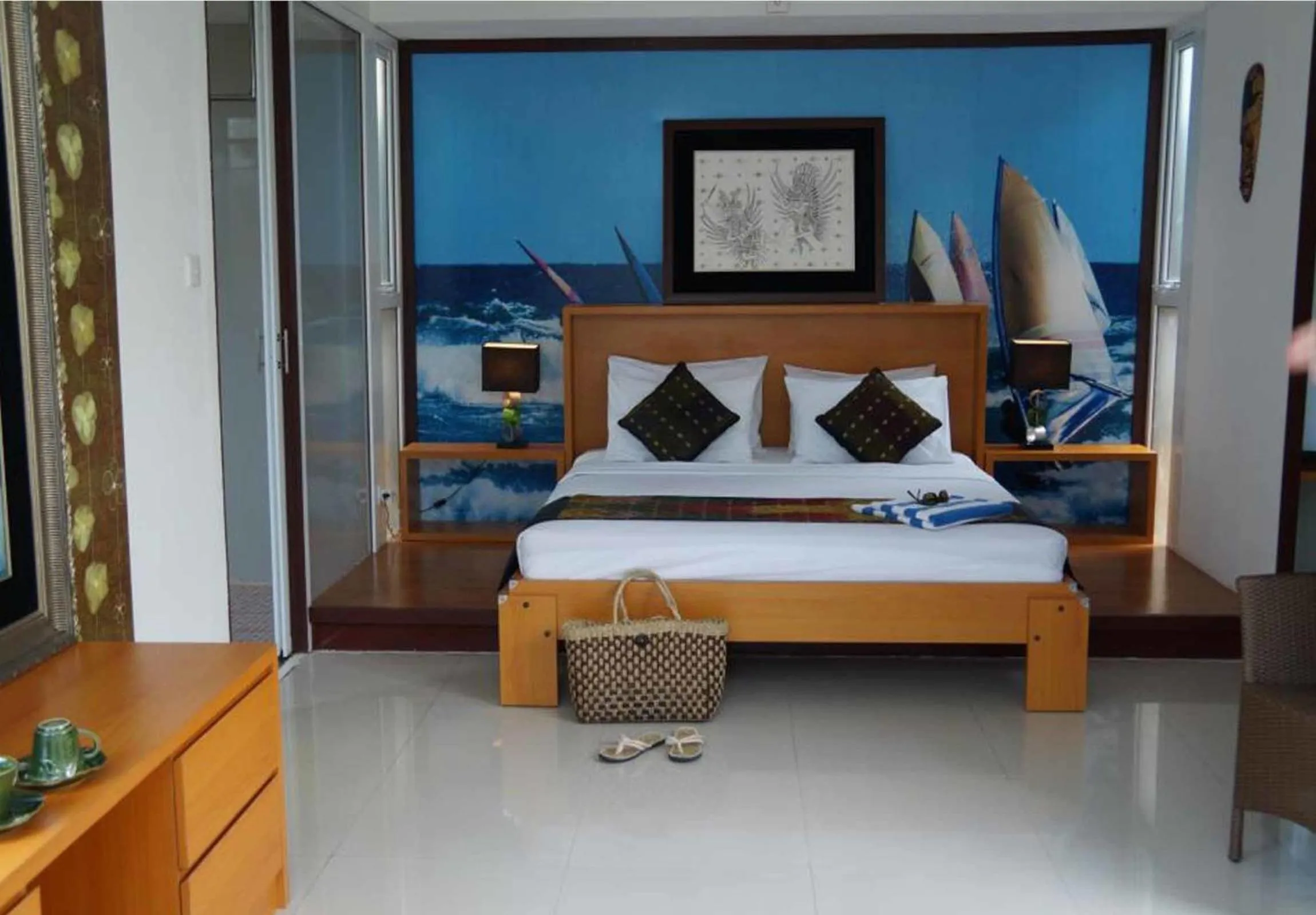 Bedroom, Bed in Aqua Bali Villa