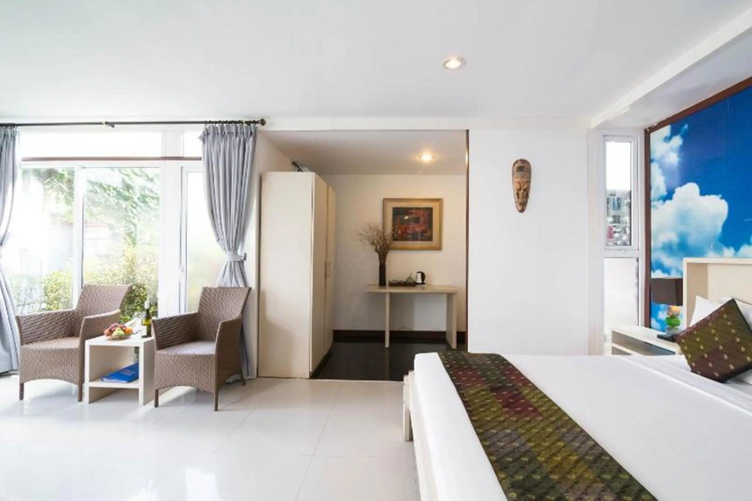 Seating area in Aqua Bali Villa