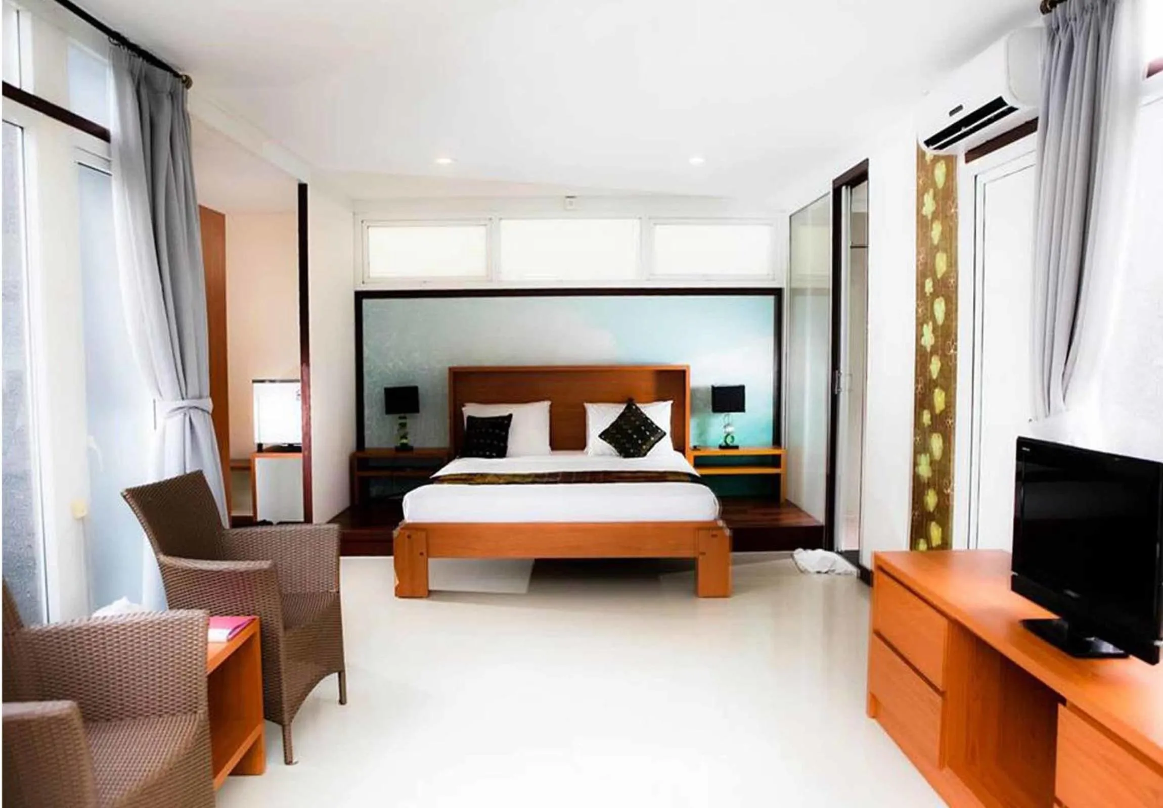 Bedroom, Bed in Aqua Bali Villa