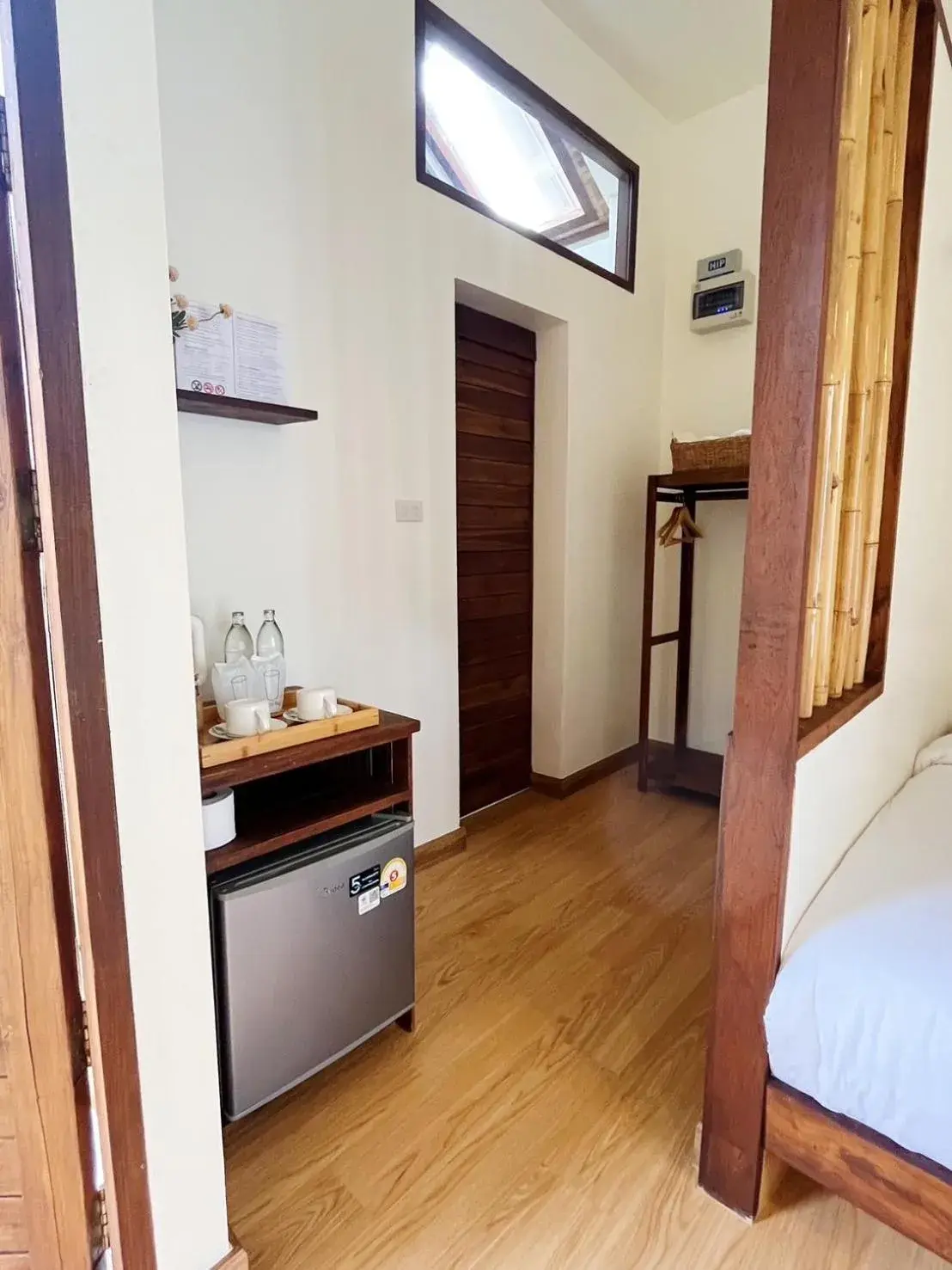 Decorative detail, Bed in Pai Country Hut Decorative detail, Bed in Pai Country Hut