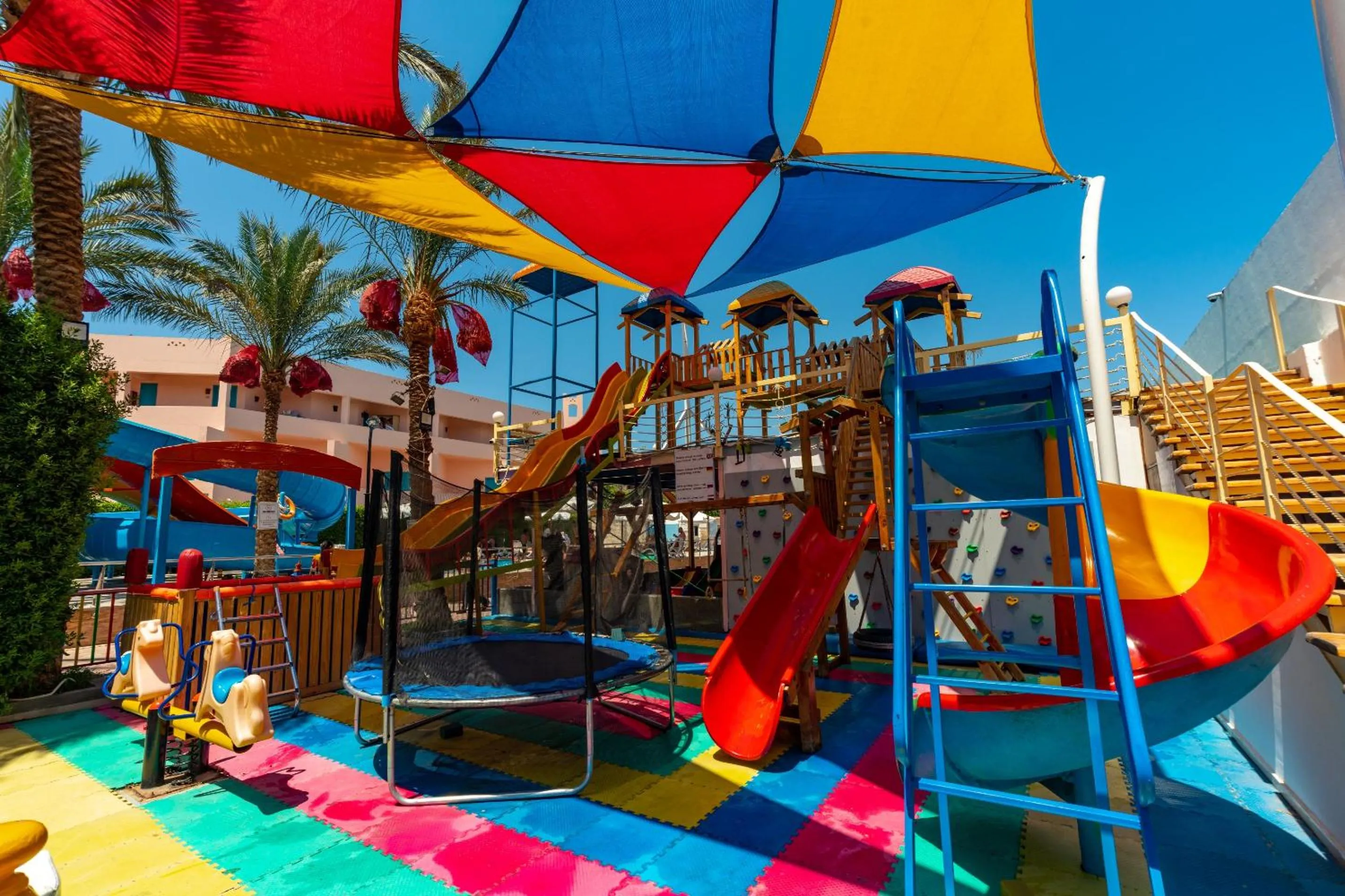 Children play ground in MinaMark Beach Resort for Families and Couples Only