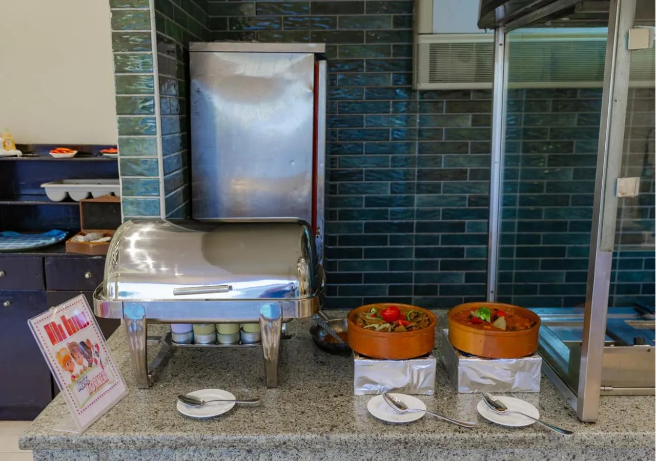 Buffet breakfast in MinaMark Beach Resort for Families and Couples Only
