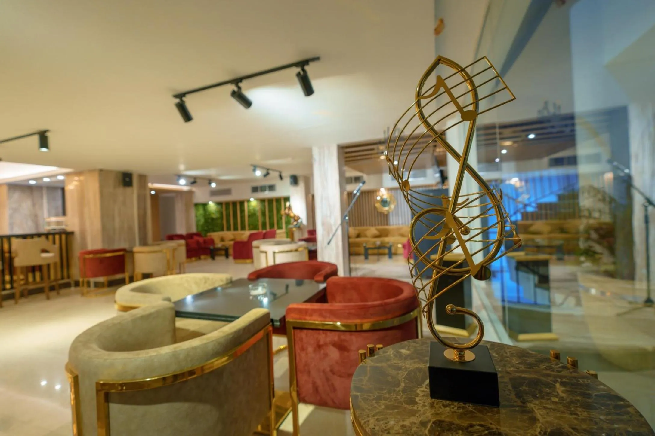 Lobby or reception in MinaMark Beach Resort for Families and Couples Only